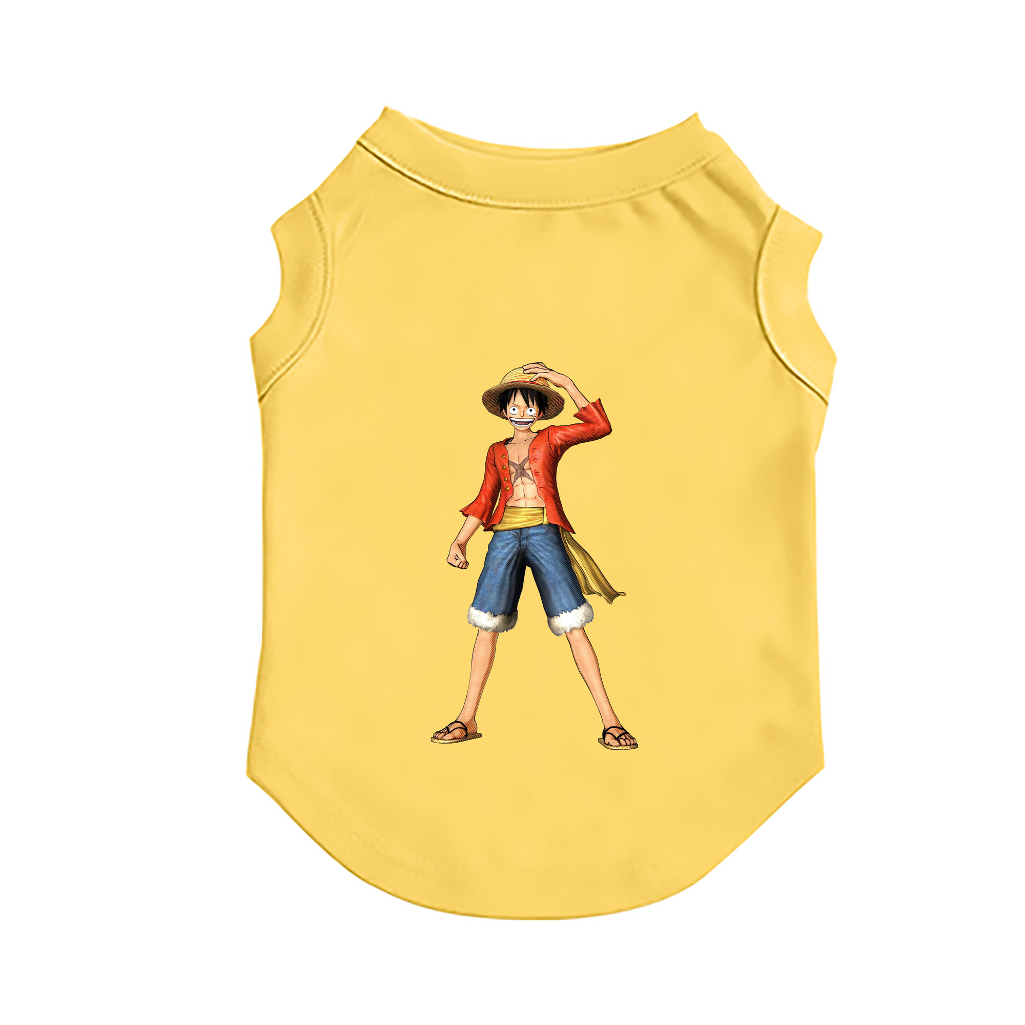 （画像用） ワンピース モンキー・D・ルフィ ONE PIECE Monkey D. Luffy ペット用ベスト