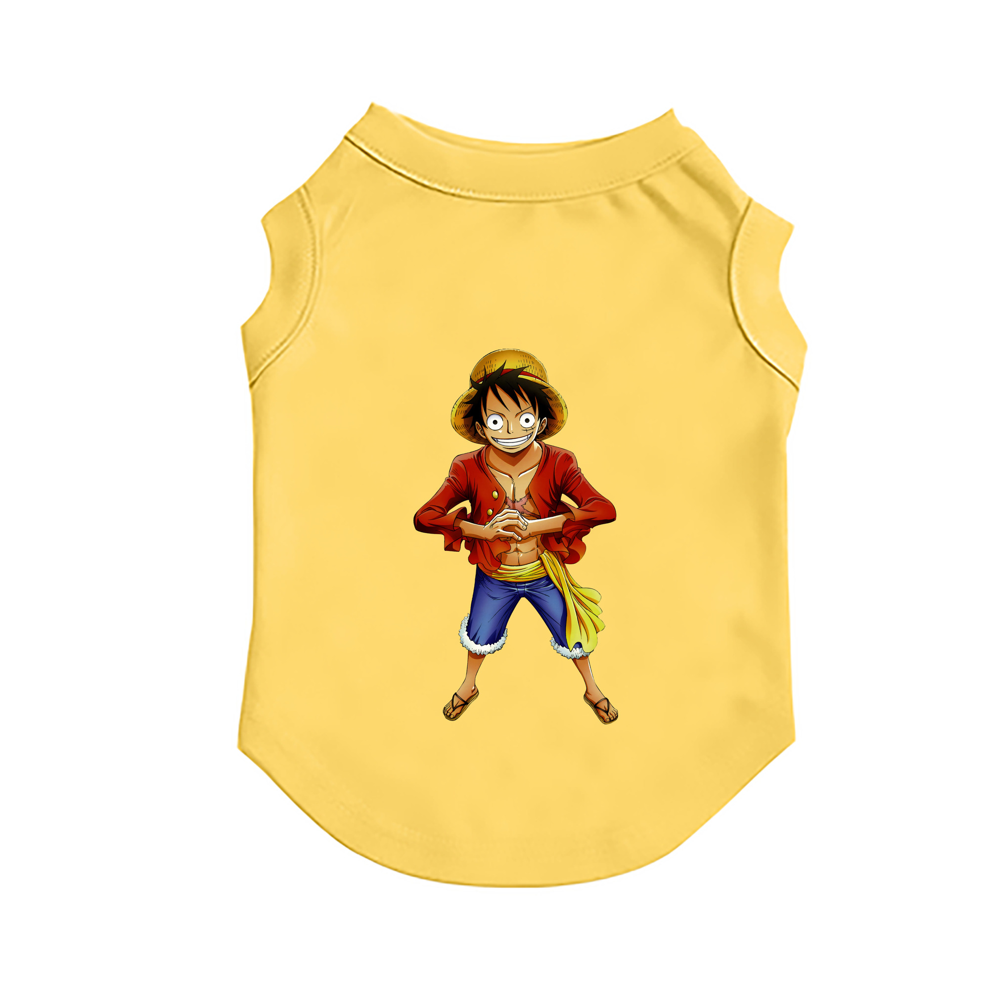 （画像用） ワンピース モンキー・D・ルフィ ONE PIECE Monkey D. Luffy ペット用ベスト