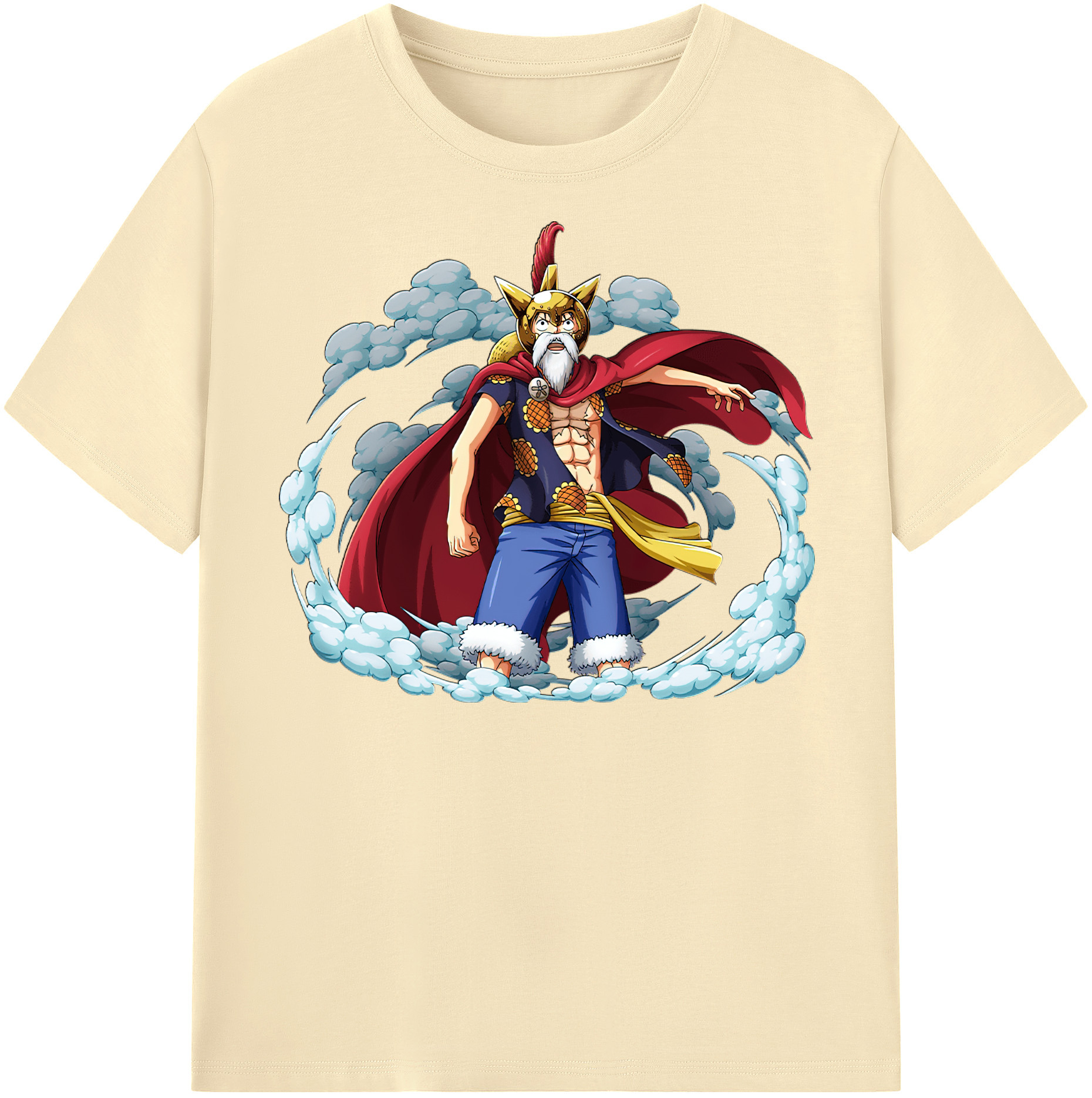 ワンピース モンキー・D・ルフィ ONE PIECE Monkey D. Luffy 綿100％半袖Tシャツ（フロントプリント）