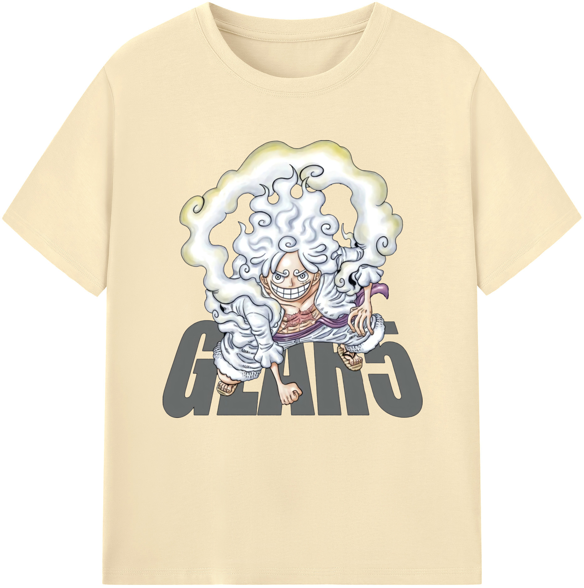 ワンピース モンキー・D・ルフィ ONE PIECE Monkey D. Luffy 綿100％半袖Tシャツ（フロントプリント）