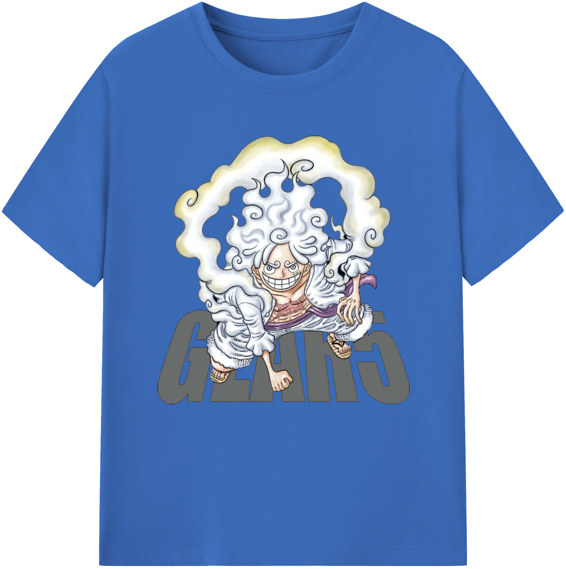 ワンピース モンキー・D・ルフィ ONE PIECE Monkey D. Luffy 綿100％半袖Tシャツ（フロントプリント）