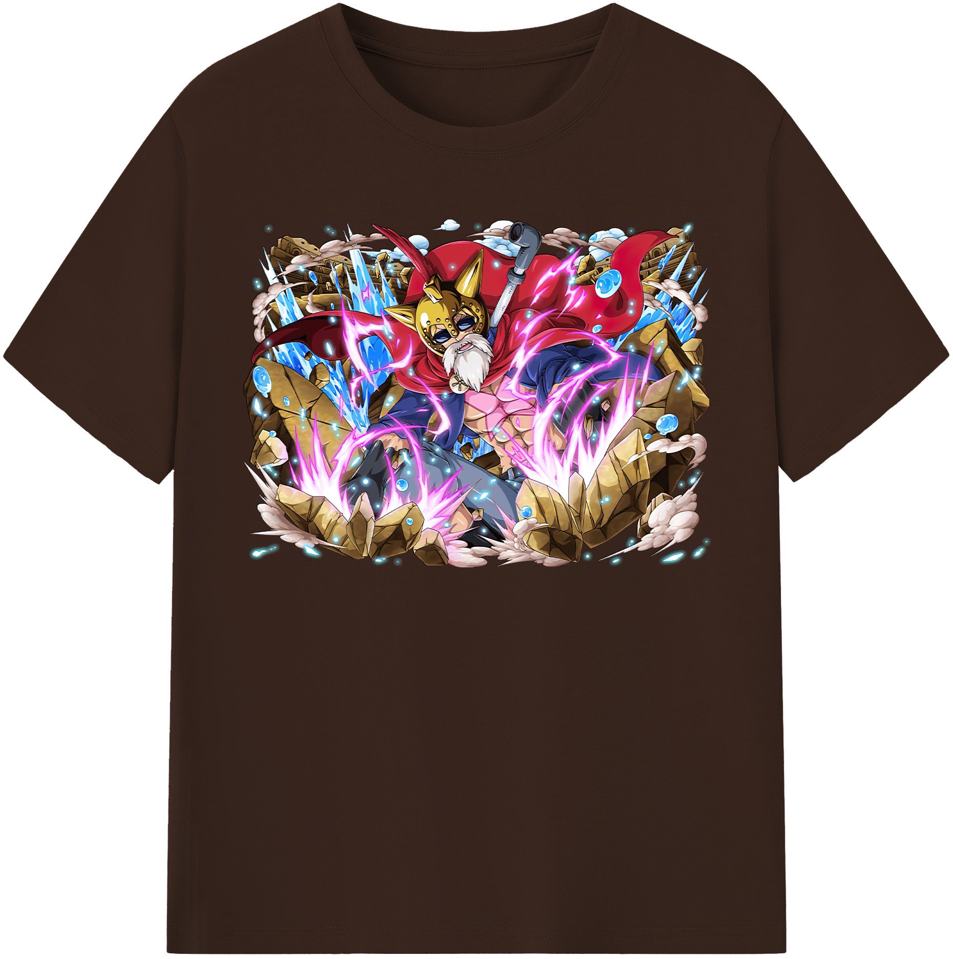 ワンピース モンキー・D・ルフィ ONE PIECE Monkey D. Luffy 綿100％半袖Tシャツ（フロントプリント）