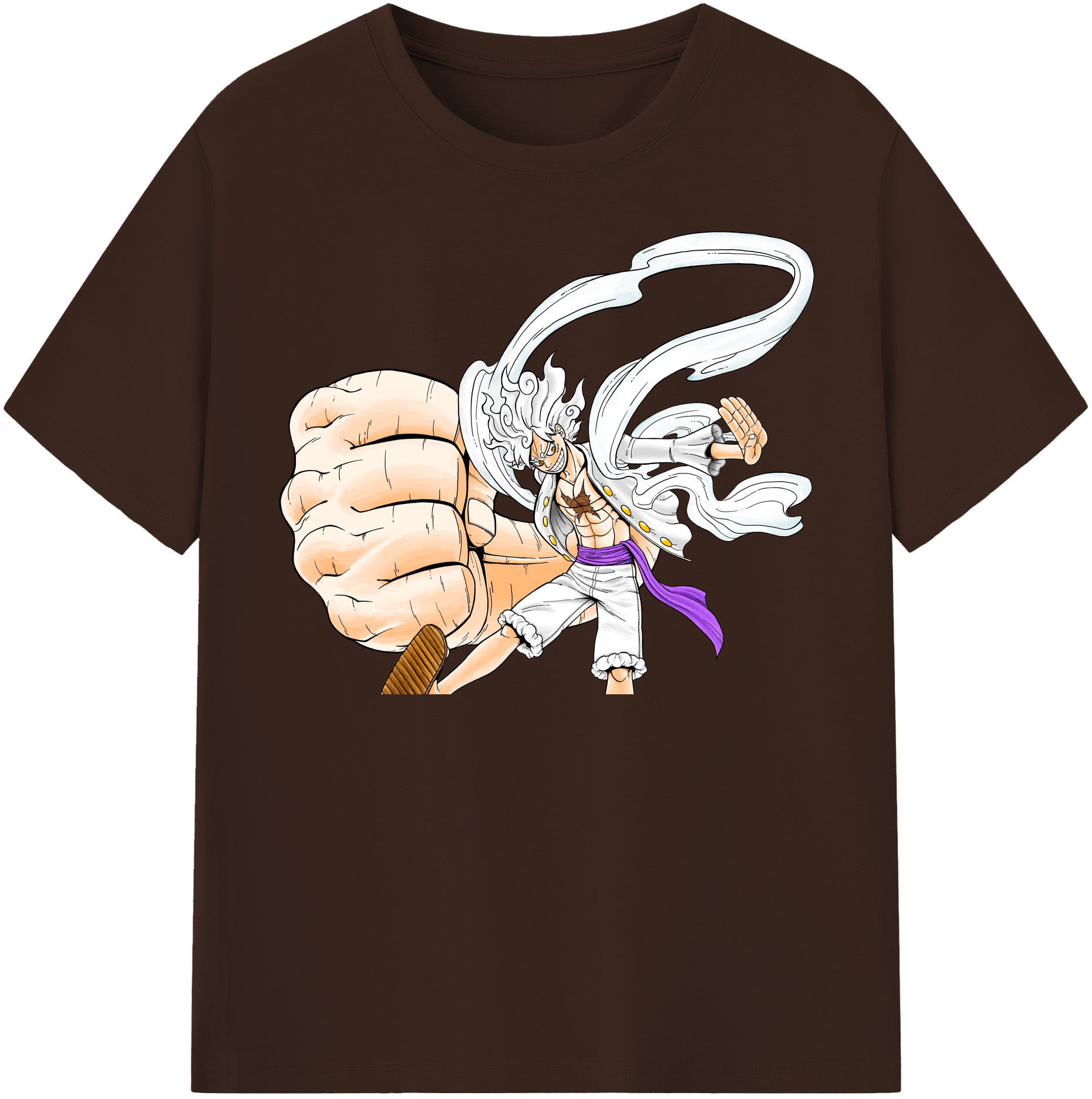 ワンピース モンキー・D・ルフィ ONE PIECE Monkey D. Luffy 綿100％半袖Tシャツ（フロントプリント）