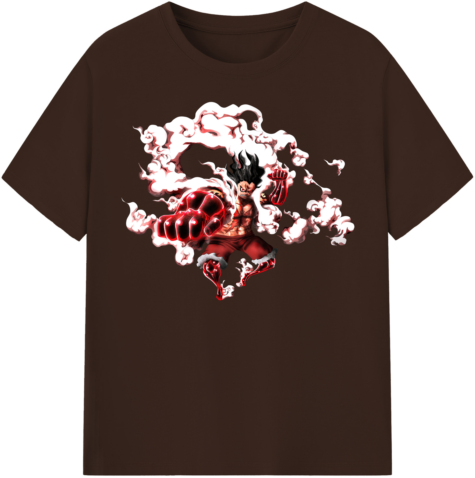 ワンピース モンキー・D・ルフィ ONE PIECE Monkey D. Luffy 綿100％半袖Tシャツ（フロントプリント）