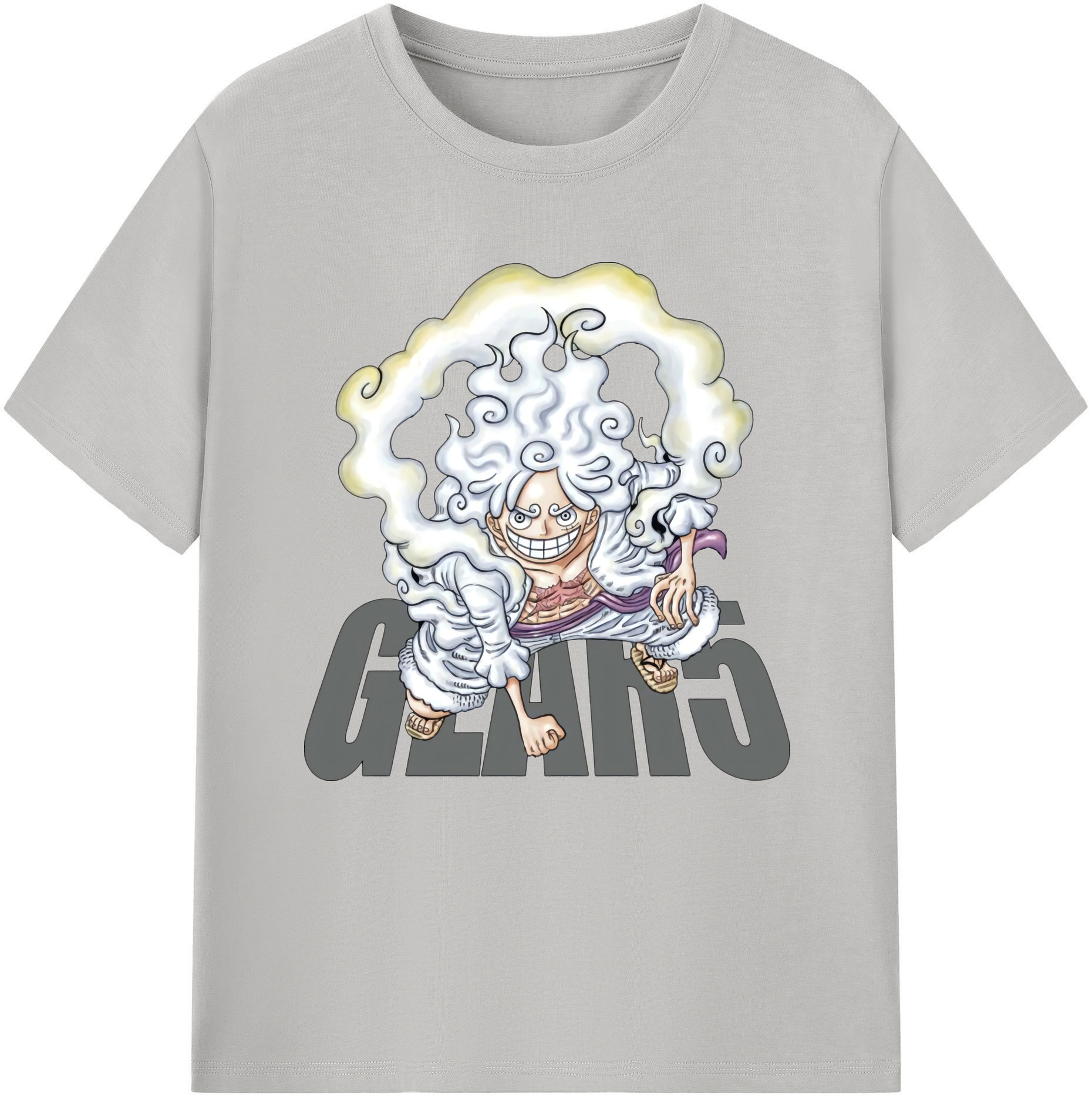 ワンピース モンキー・D・ルフィ ONE PIECE Monkey D. Luffy 綿100％半袖Tシャツ（フロントプリント）