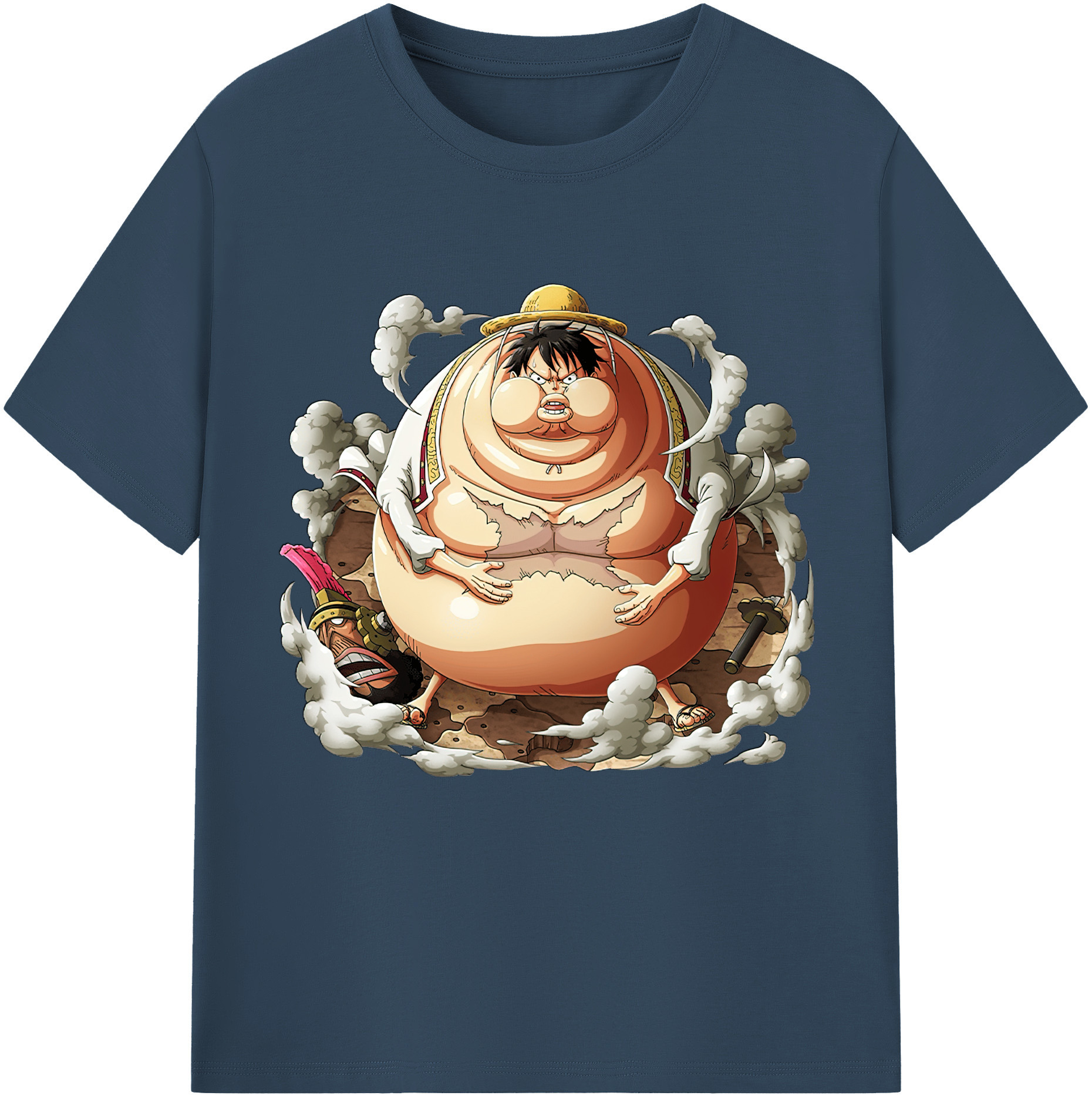 ワンピース モンキー・D・ルフィ ONE PIECE Monkey D. Luffy 綿100％半袖Tシャツ（フロントプリント）
