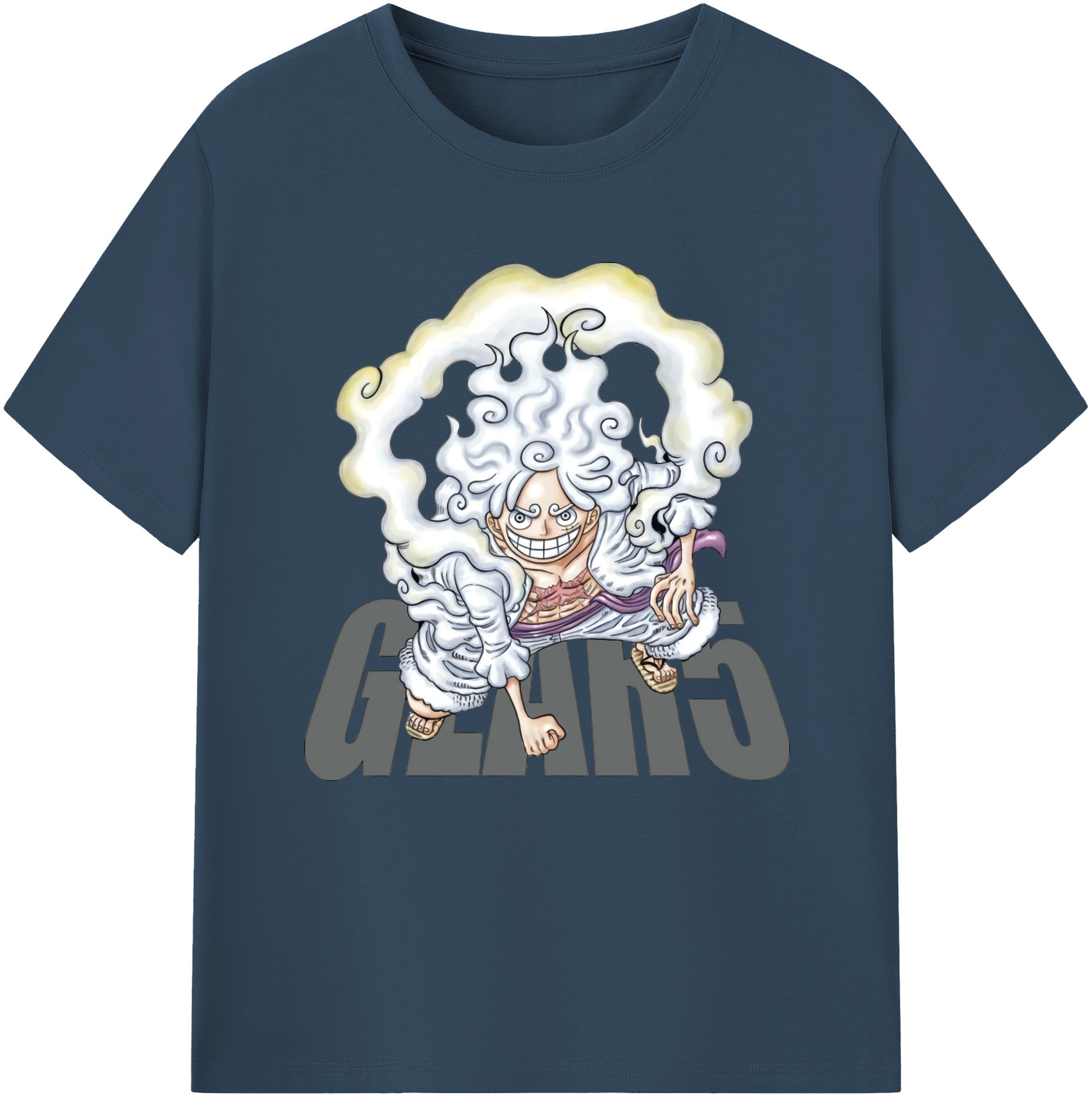ワンピース モンキー・D・ルフィ ONE PIECE Monkey D. Luffy 綿100％半袖Tシャツ（フロントプリント）
