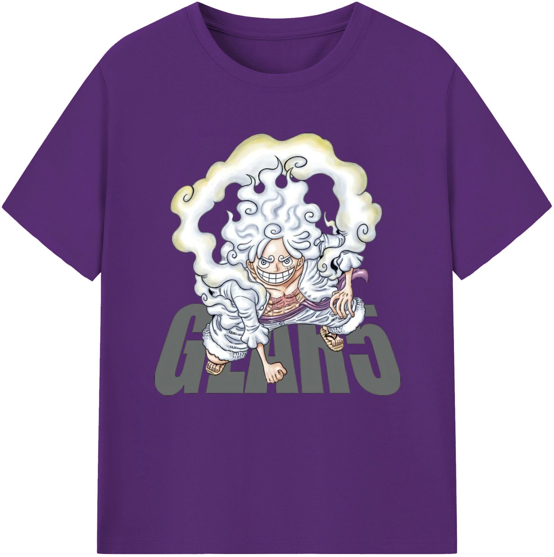 ワンピース モンキー・D・ルフィ ONE PIECE Monkey D. Luffy 綿100％半袖Tシャツ（フロントプリント）