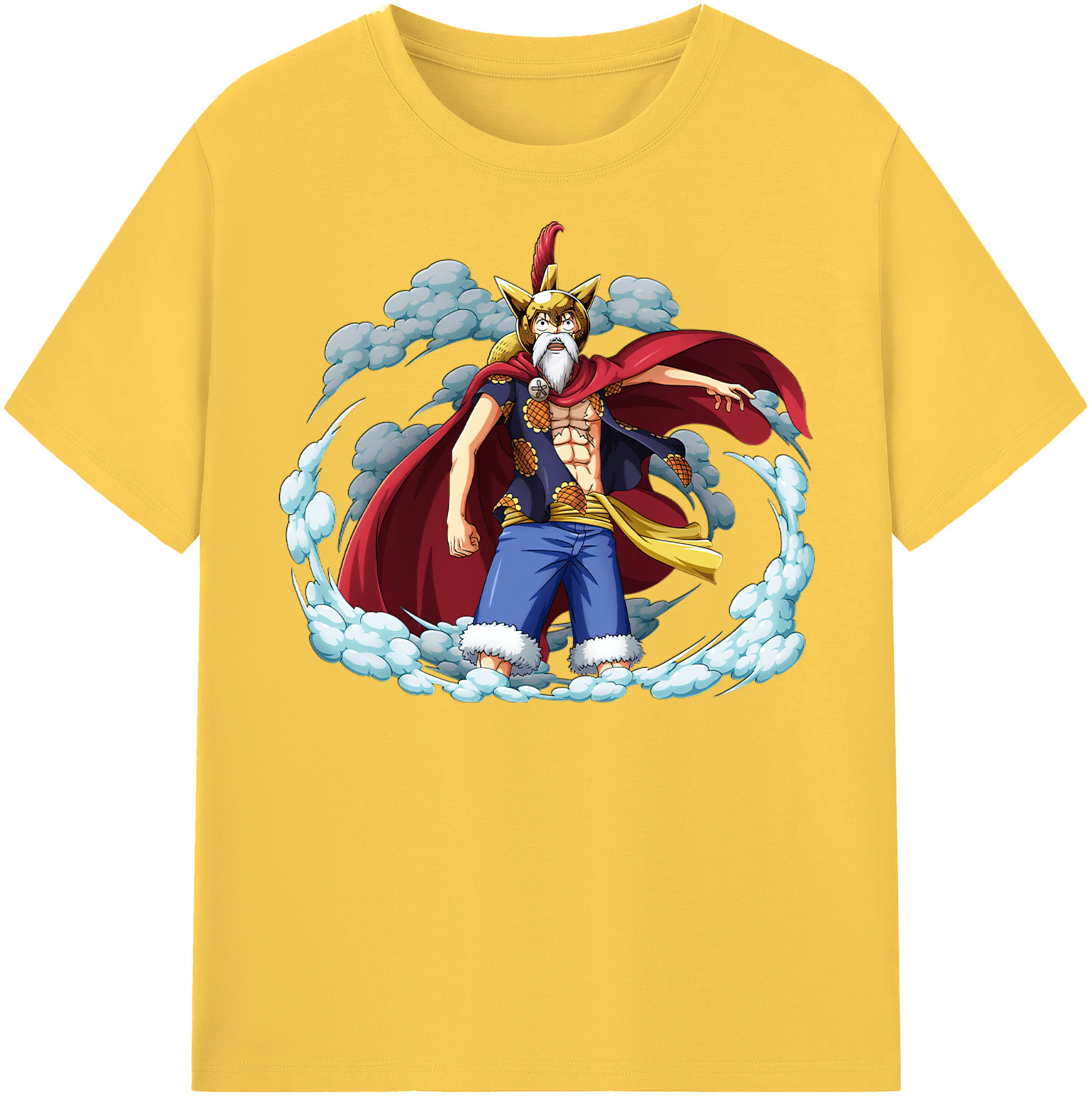 ワンピース モンキー・D・ルフィ ONE PIECE Monkey D. Luffy 綿100％半袖Tシャツ（フロントプリント）