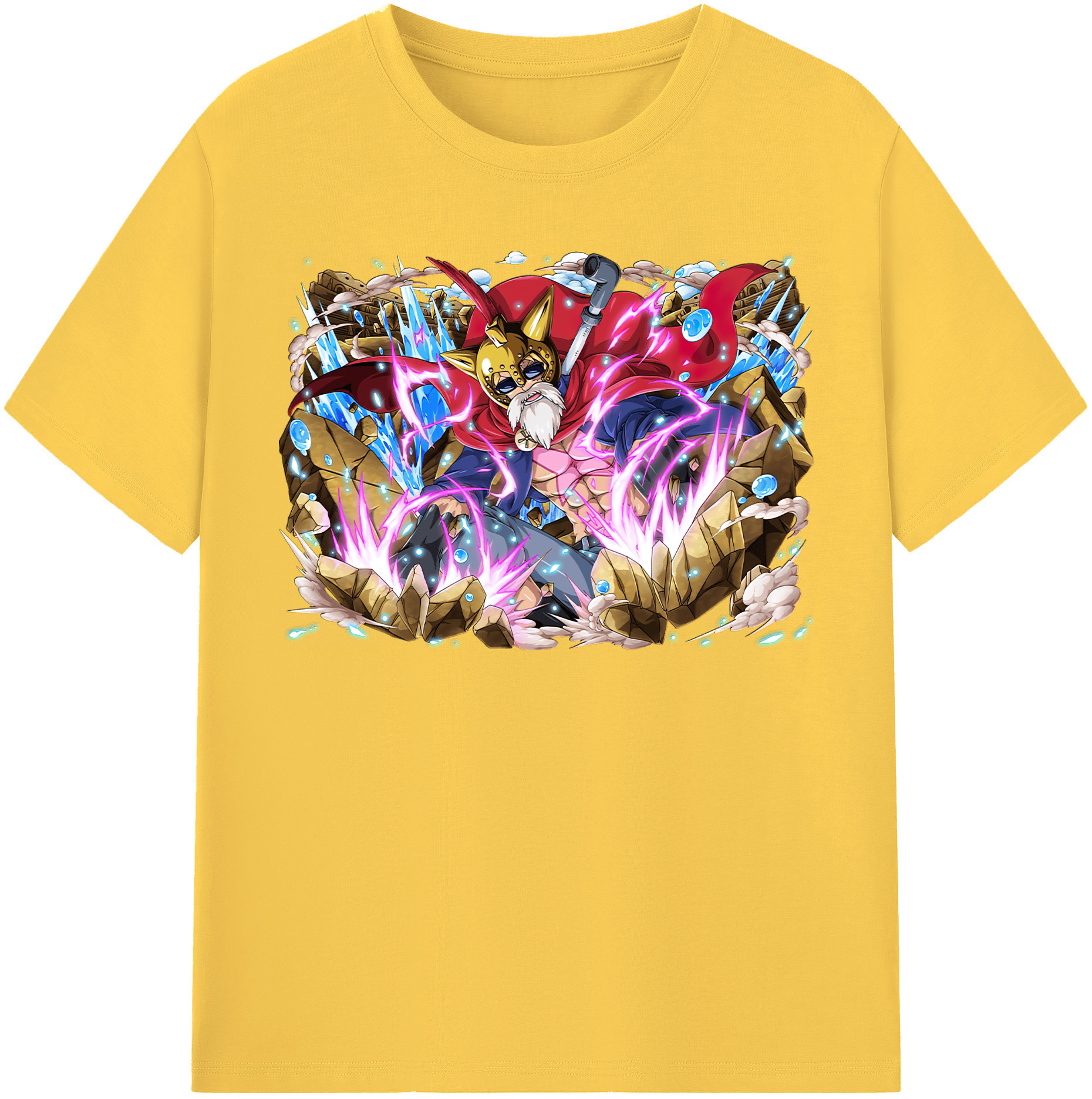 ワンピース モンキー・D・ルフィ ONE PIECE Monkey D. Luffy 綿100％半袖Tシャツ（フロントプリント）