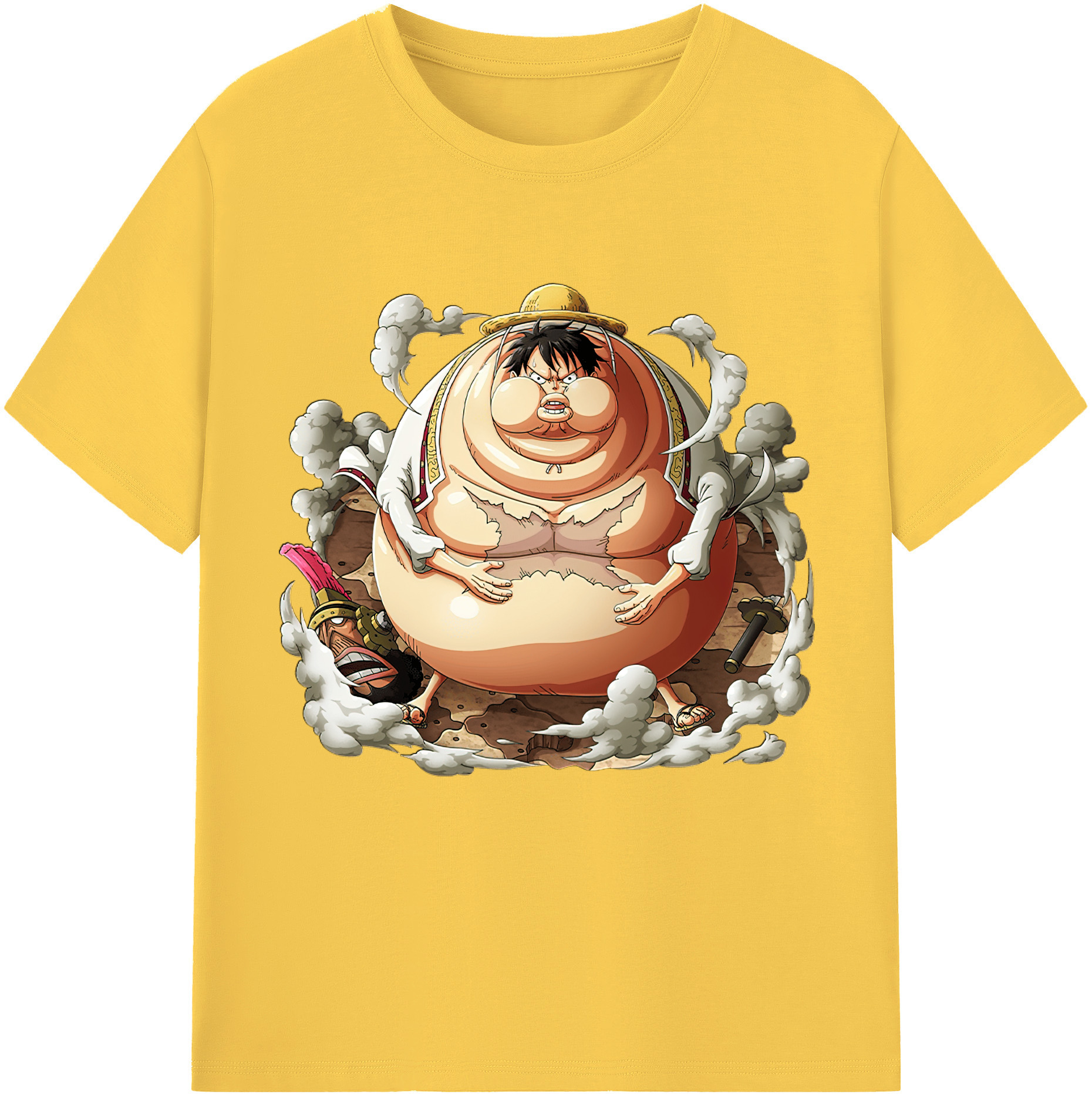 ワンピース モンキー・D・ルフィ ONE PIECE Monkey D. Luffy 綿100％半袖Tシャツ（フロントプリント）