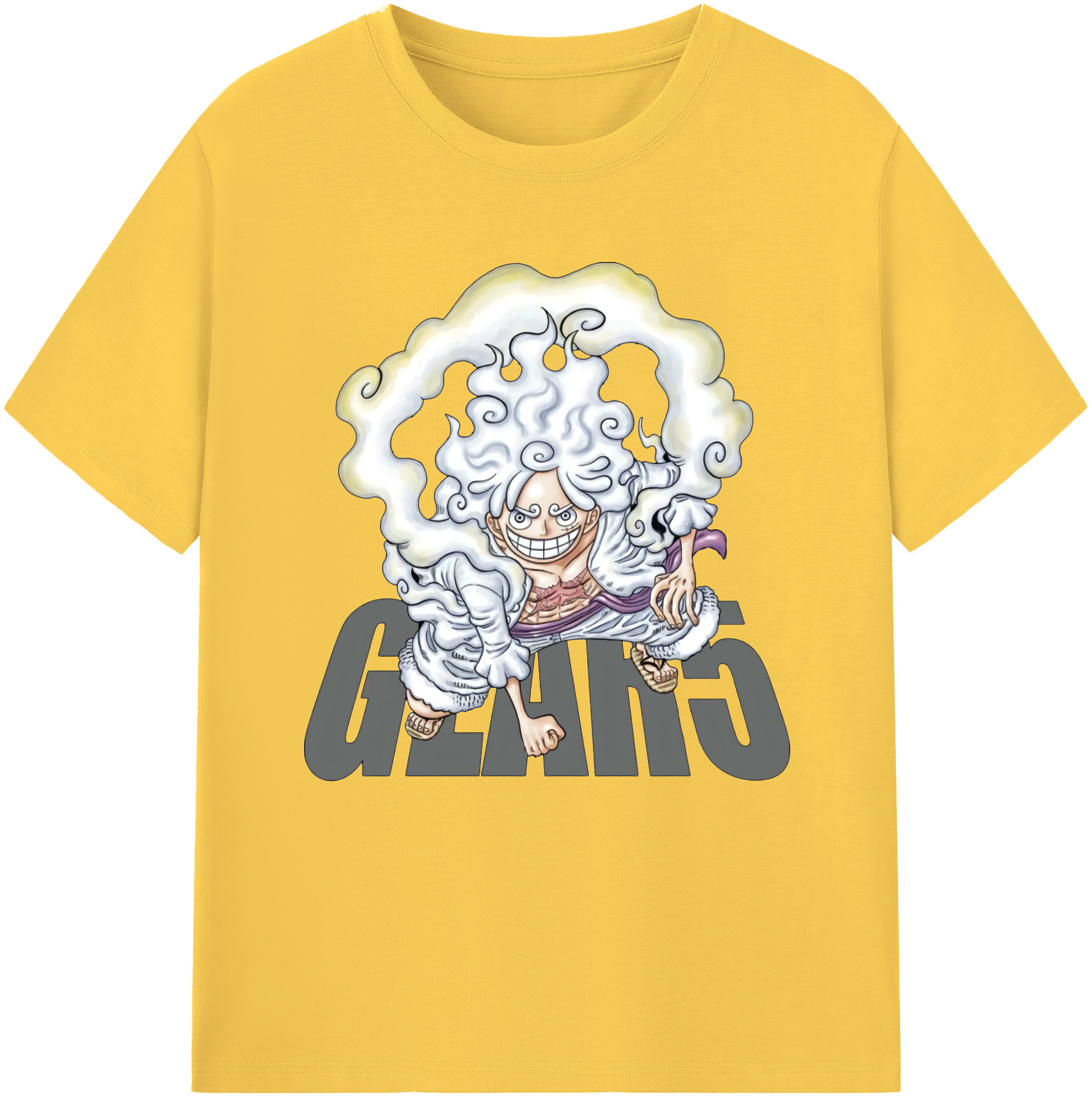 ワンピース モンキー・D・ルフィ ONE PIECE Monkey D. Luffy 綿100％半袖Tシャツ（フロントプリント）