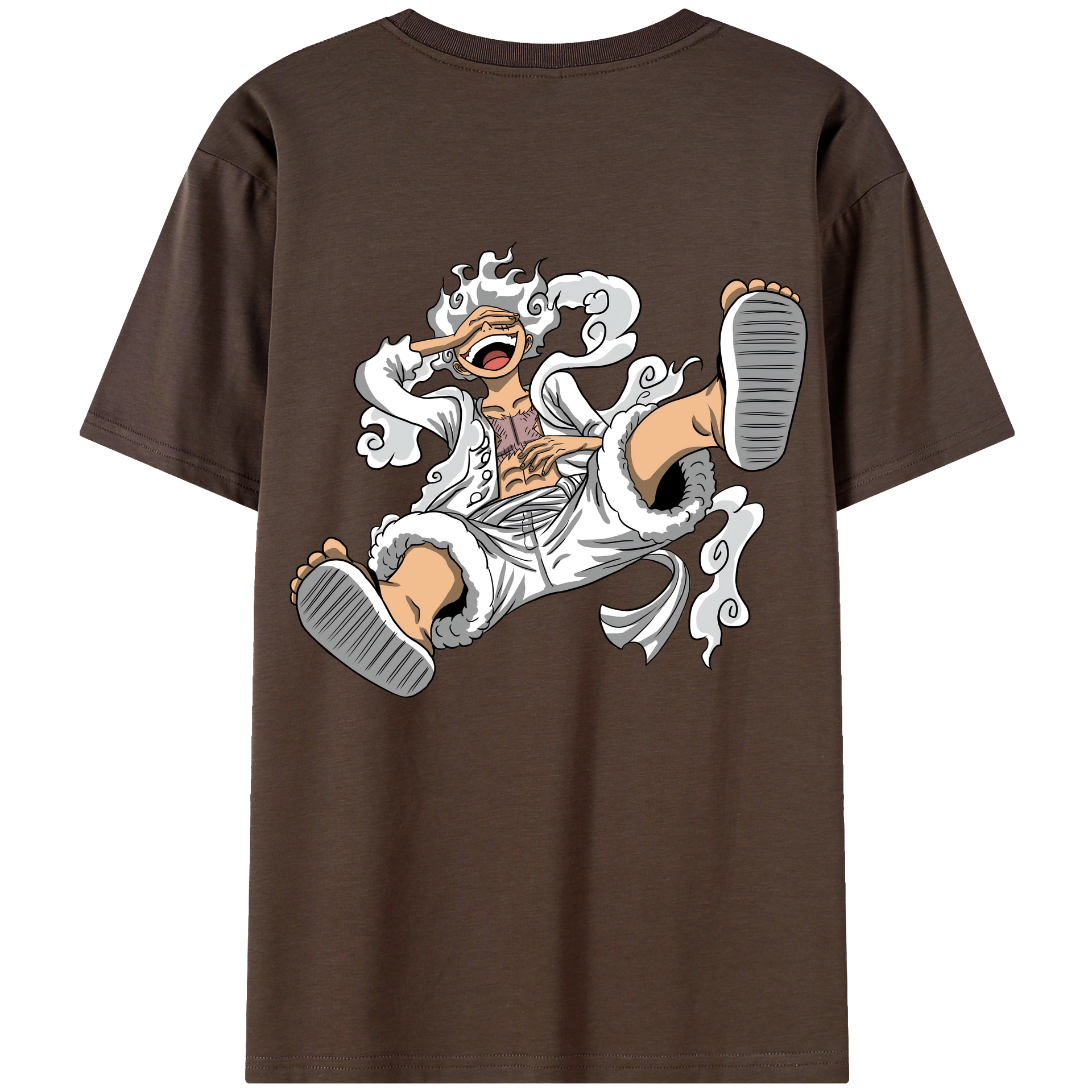 ワンピース モンキー・D・ルフィ ONE PIECE Monkey D. Luffy 綿100％半袖Tシャツ（背面プリント）