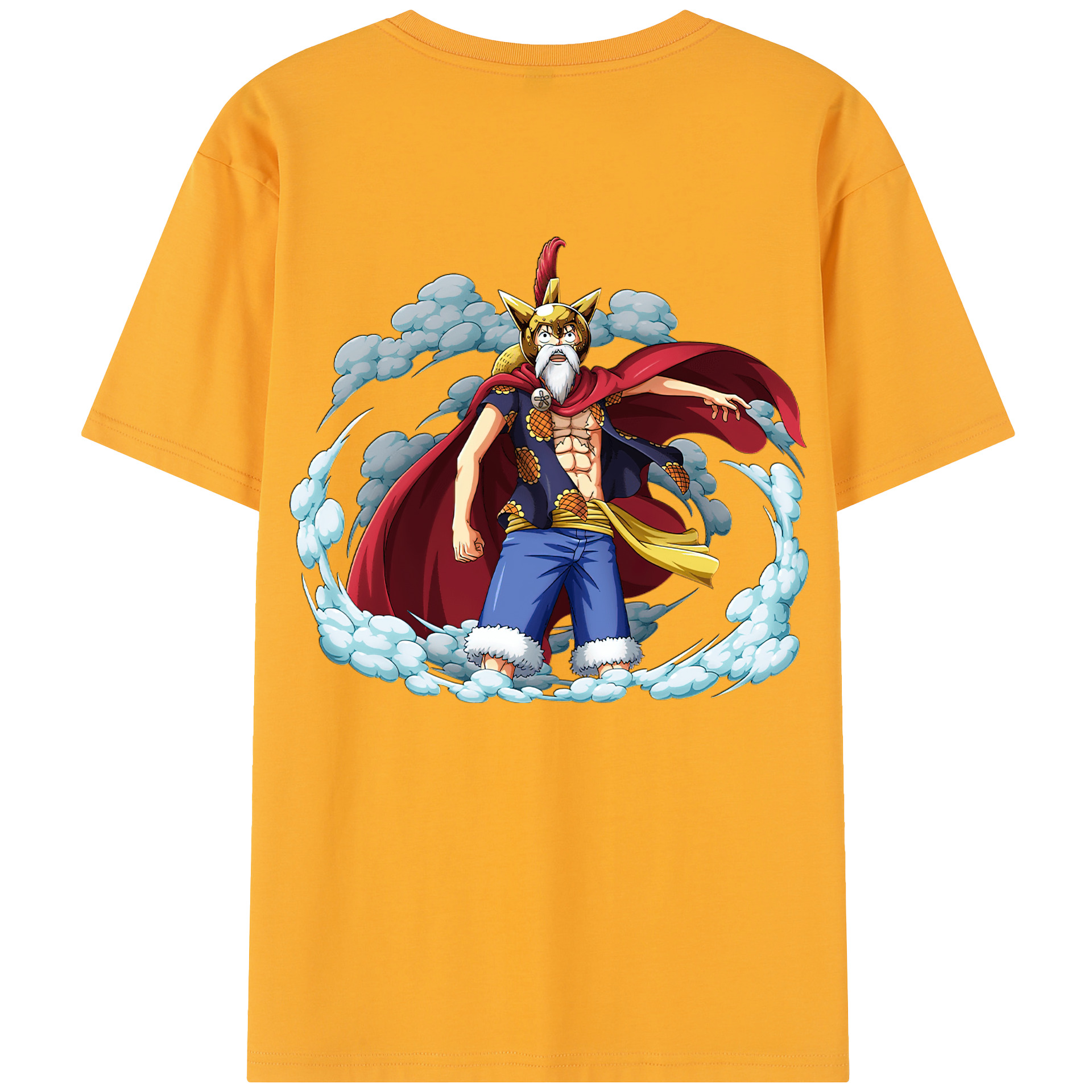 ワンピース モンキー・D・ルフィ ONE PIECE Monkey D. Luffy 綿100％半袖Tシャツ（背面プリント）