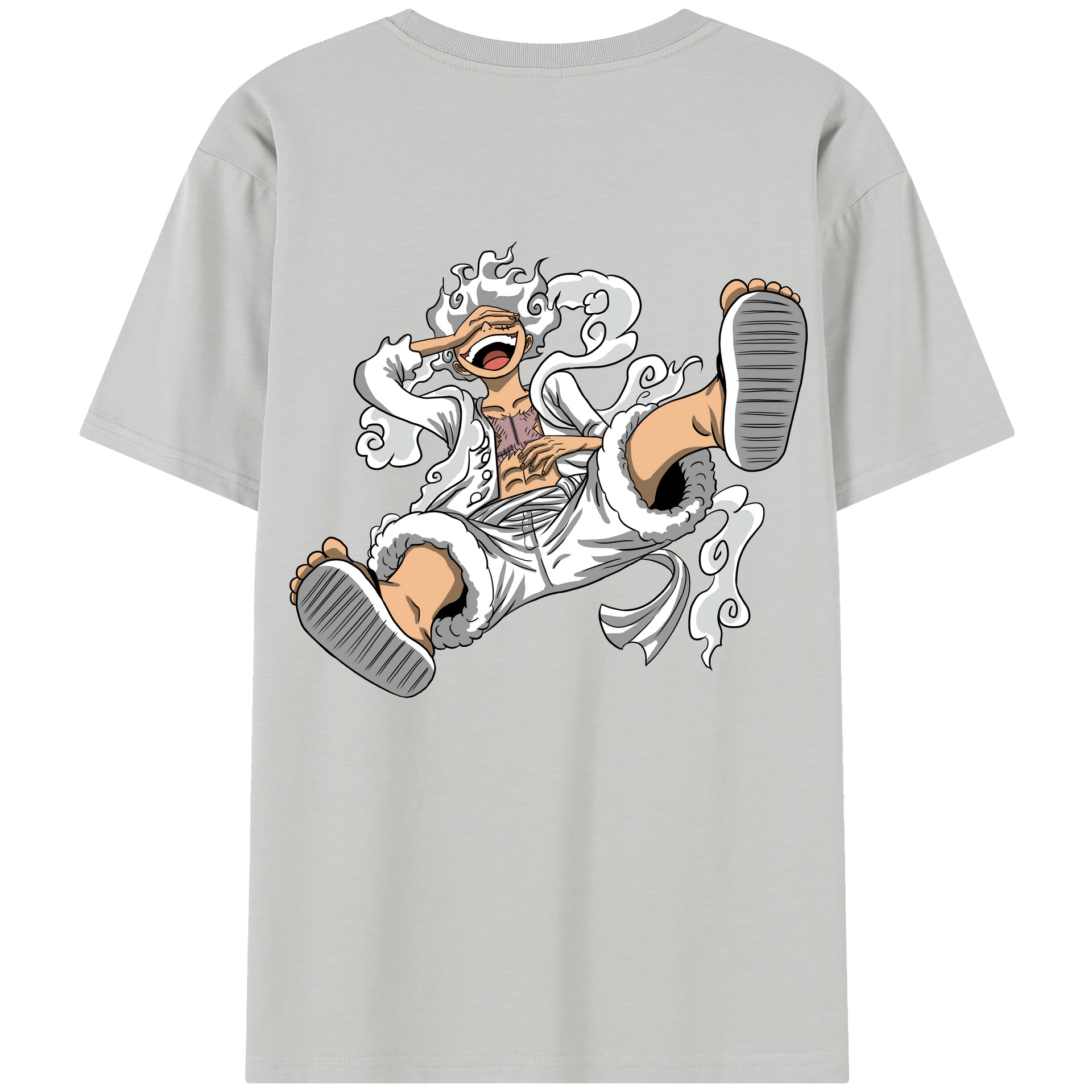 ワンピース モンキー・D・ルフィ ONE PIECE Monkey D. Luffy 綿100％半袖Tシャツ（背面プリント）