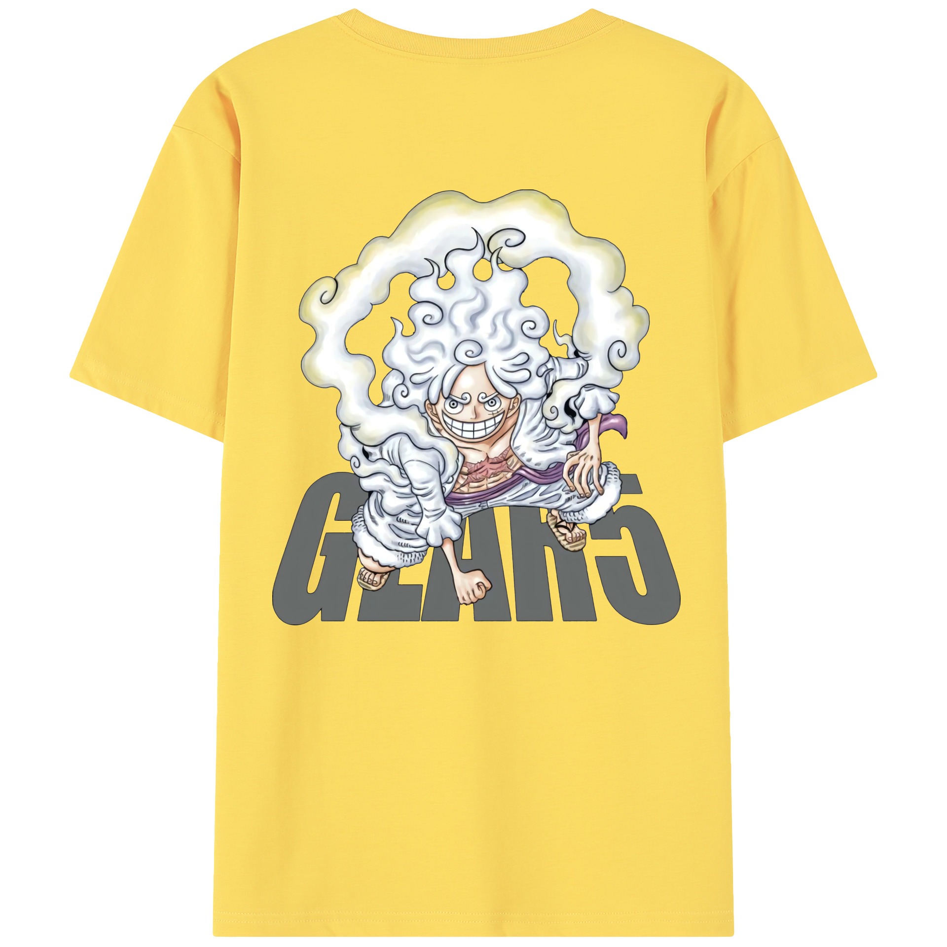ワンピース モンキー・D・ルフィ ONE PIECE Monkey D. Luffy 綿100％半袖Tシャツ（背面プリント）