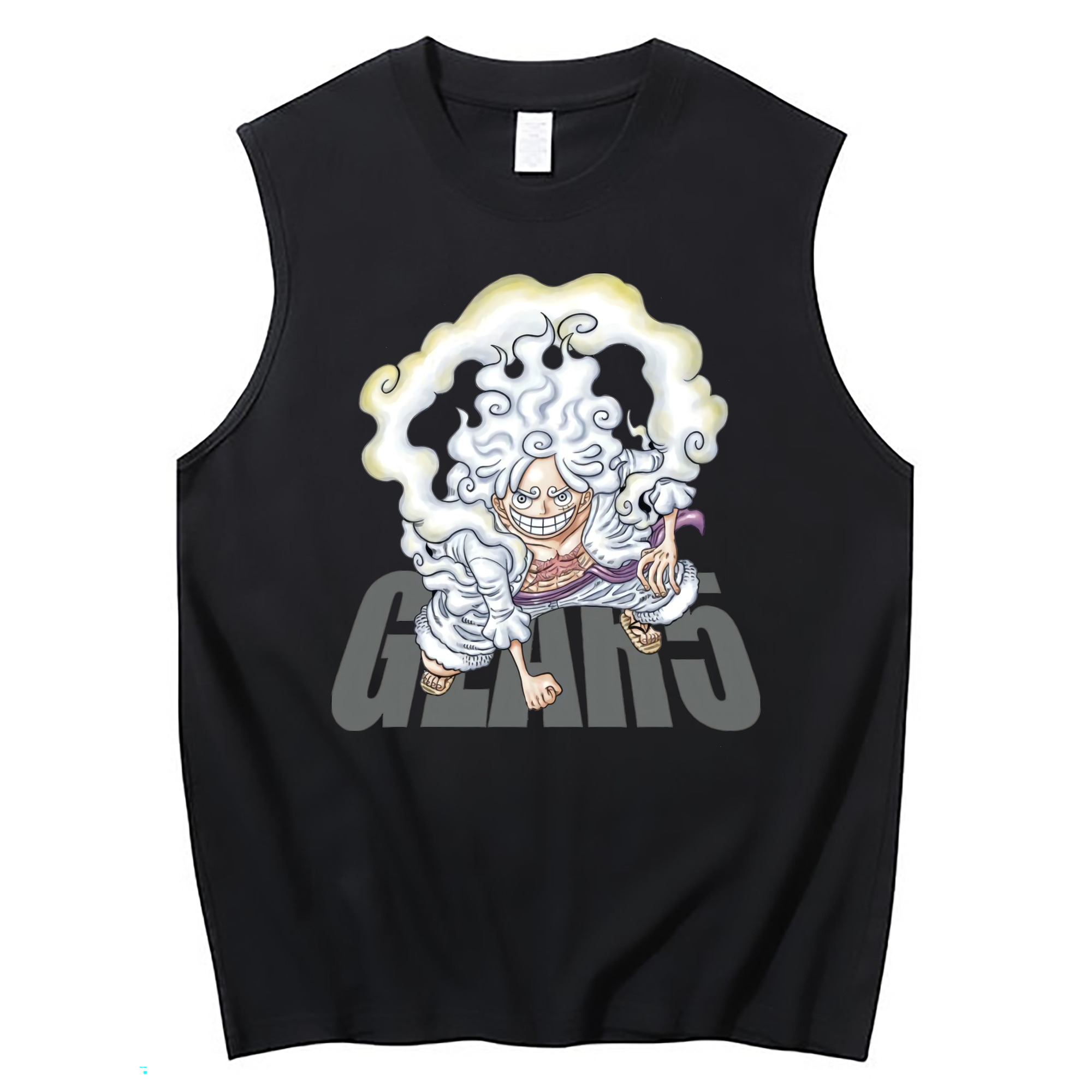 ワンピース モンキー・D・ルフィ ONE PIECE Monkey D. Luffy コットン100％タンクトップ（フロントプリント）