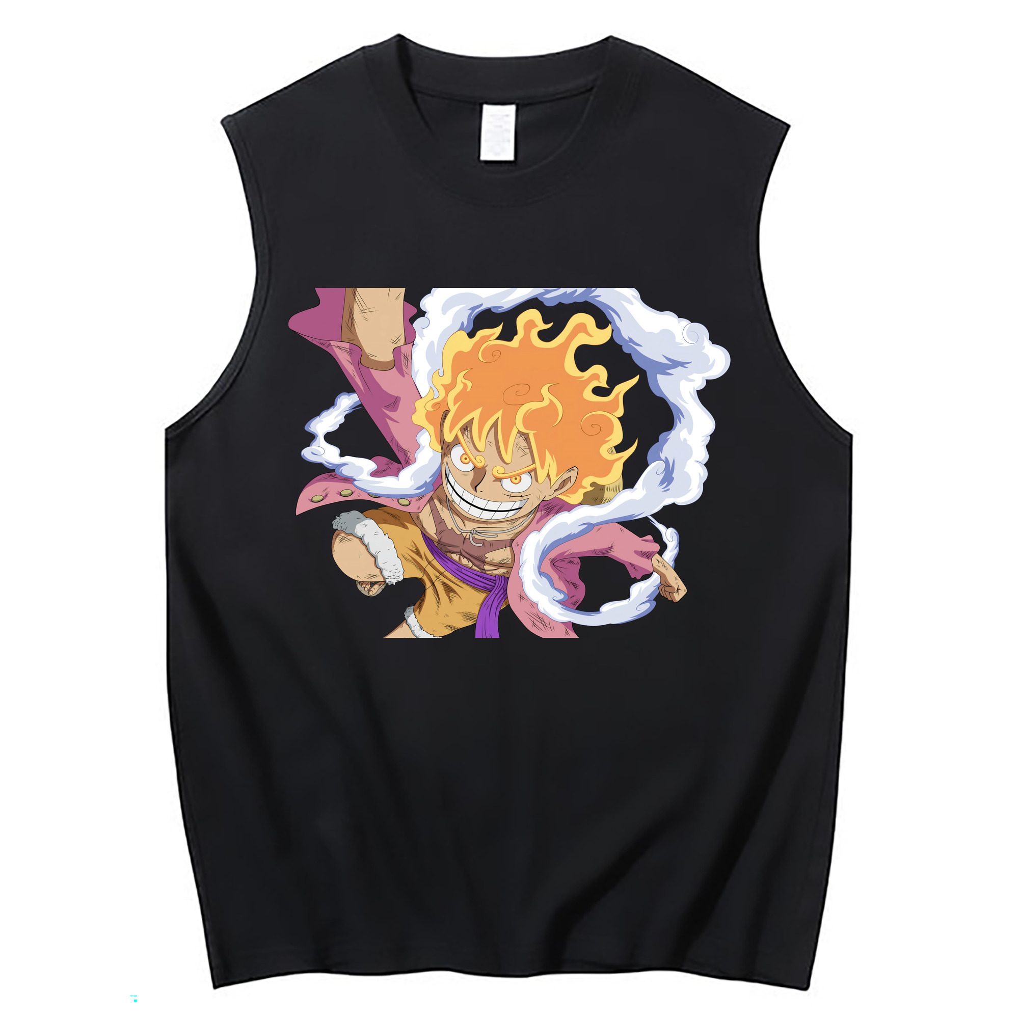 ワンピース モンキー・D・ルフィ ONE PIECE Monkey D. Luffy コットン100％タンクトップ（フロントプリント）