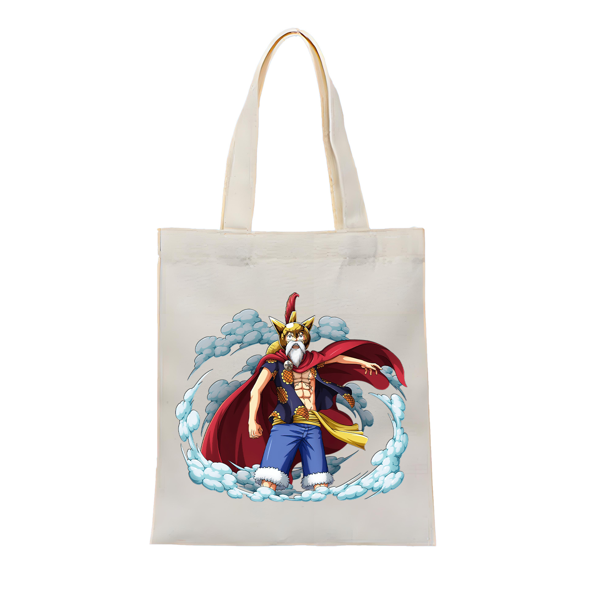 ワンピース モンキー・D・ルフィ ONE PIECE Monkey D. Luffy 縦型キャンバス生地手提げバッグ　トートバッグ