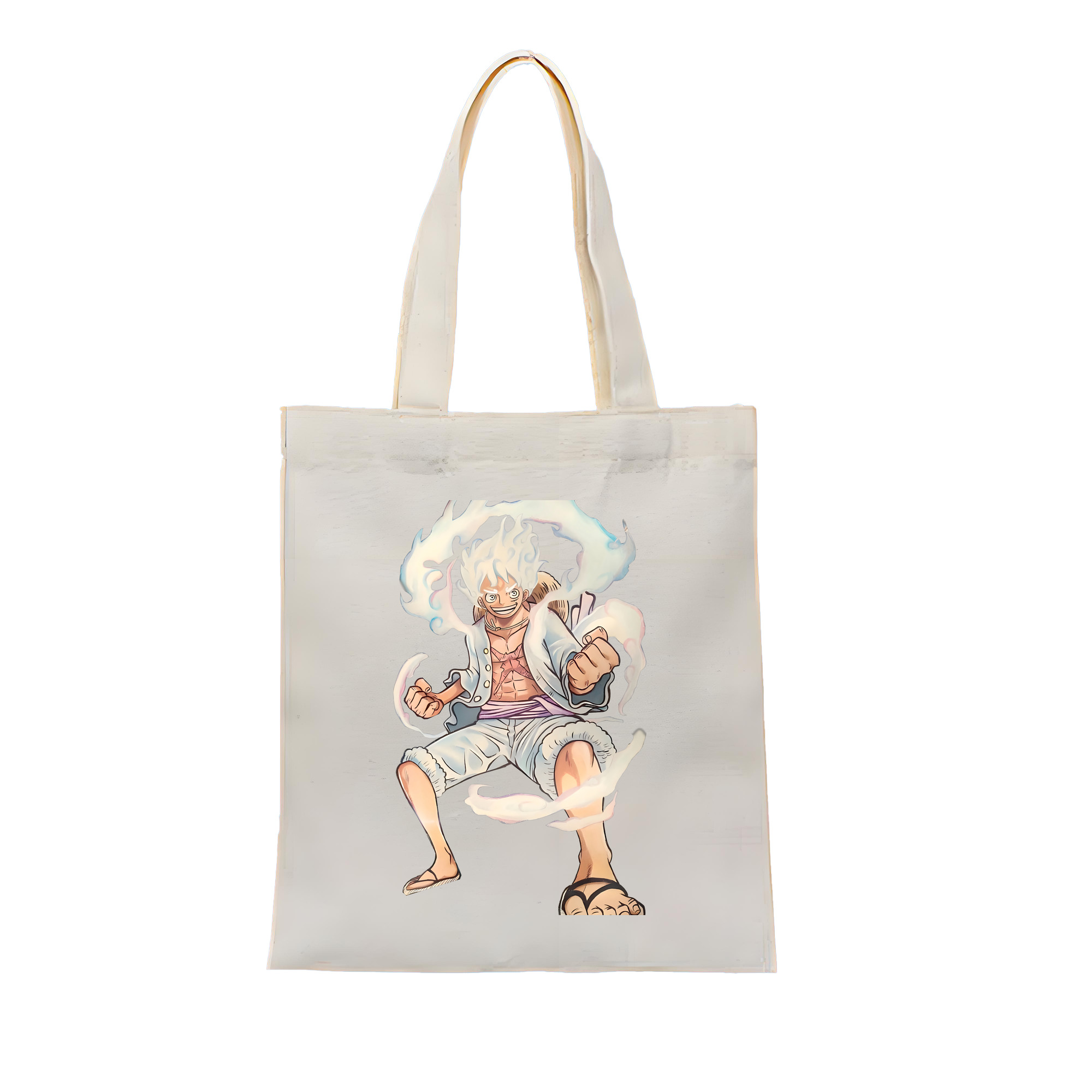 ワンピース モンキー・D・ルフィ ONE PIECE Monkey D. Luffy 縦型キャンバス生地手提げバッグ　トートバッグ