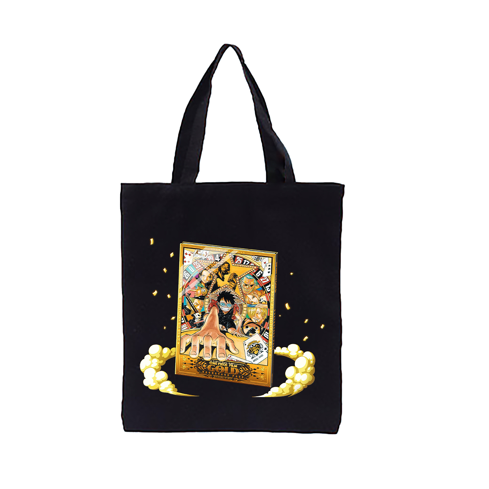 ワンピース モンキー・D・ルフィ ONE PIECE Monkey D. Luffy 縦型キャンバス生地手提げバッグ　トートバッグ