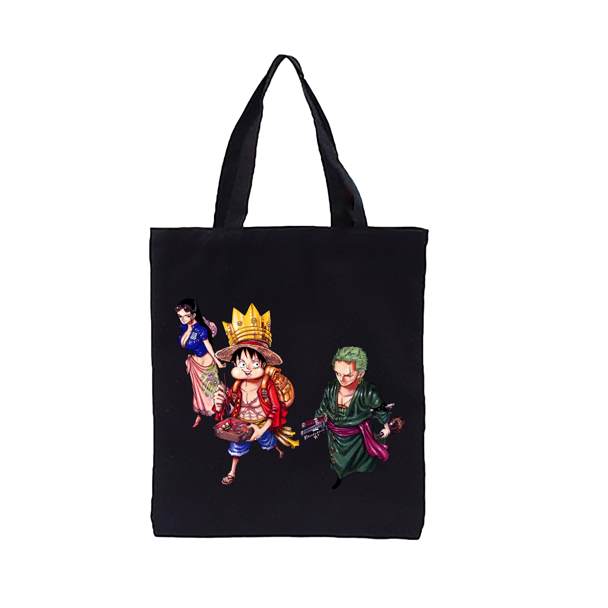 ワンピース モンキー・D・ルフィ ONE PIECE Monkey D. Luffy 縦型キャンバス生地手提げバッグ　トートバッグ