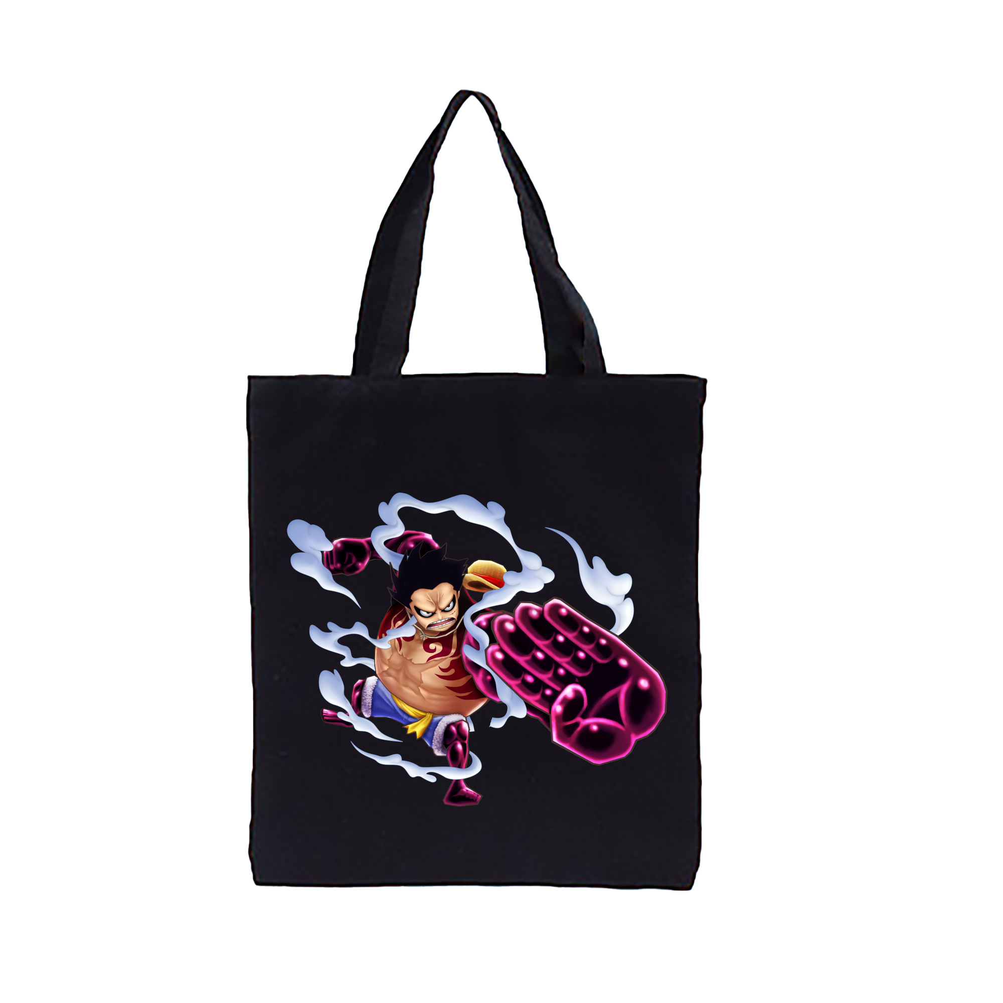 ワンピース モンキー・D・ルフィ ONE PIECE Monkey D. Luffy 縦型キャンバス生地手提げバッグ　トートバッグ