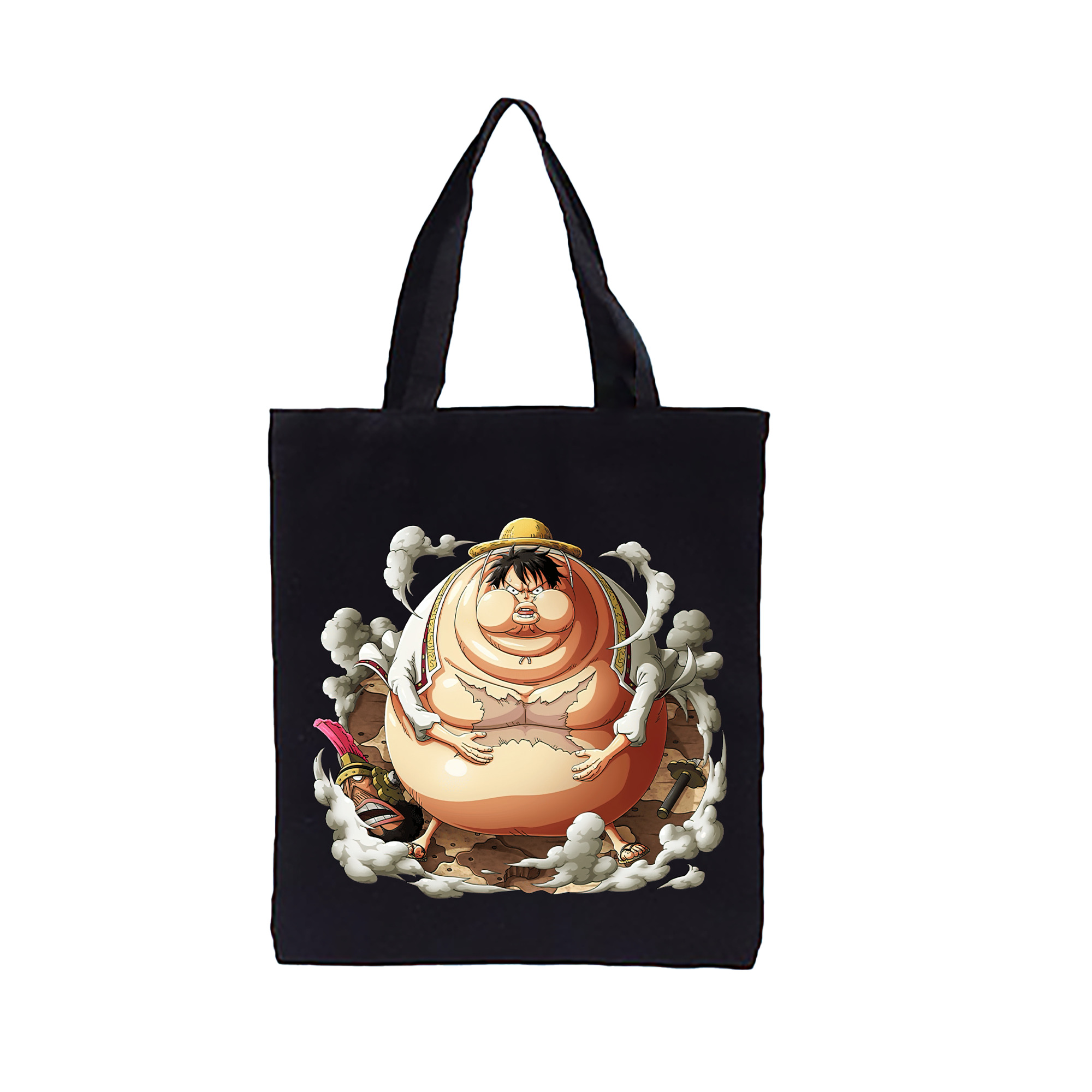 ワンピース モンキー・D・ルフィ ONE PIECE Monkey D. Luffy 縦型キャンバス生地手提げバッグ　トートバッグ