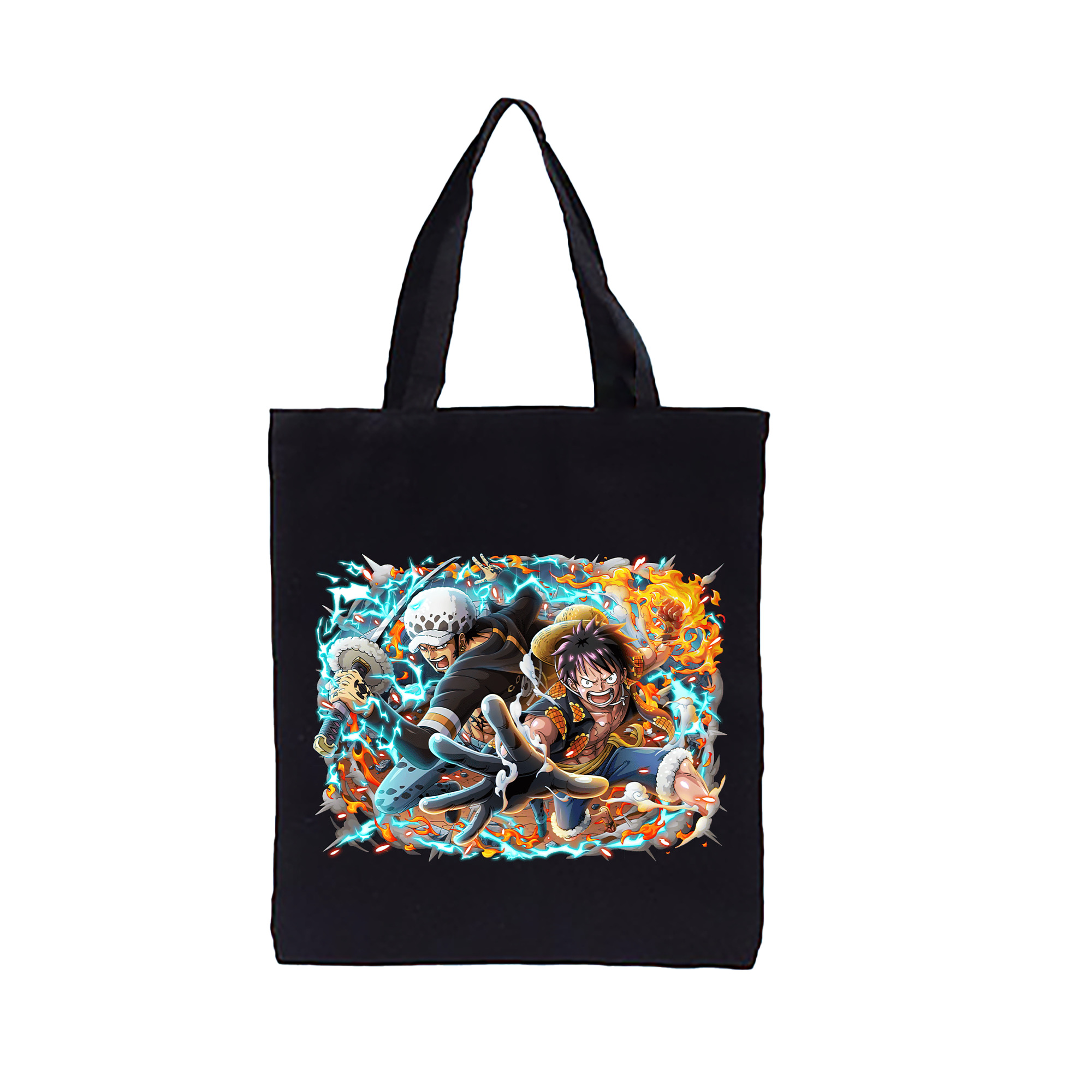 ワンピース モンキー・D・ルフィ ONE PIECE Monkey D. Luffy 縦型キャンバス生地手提げバッグ　トートバッグ