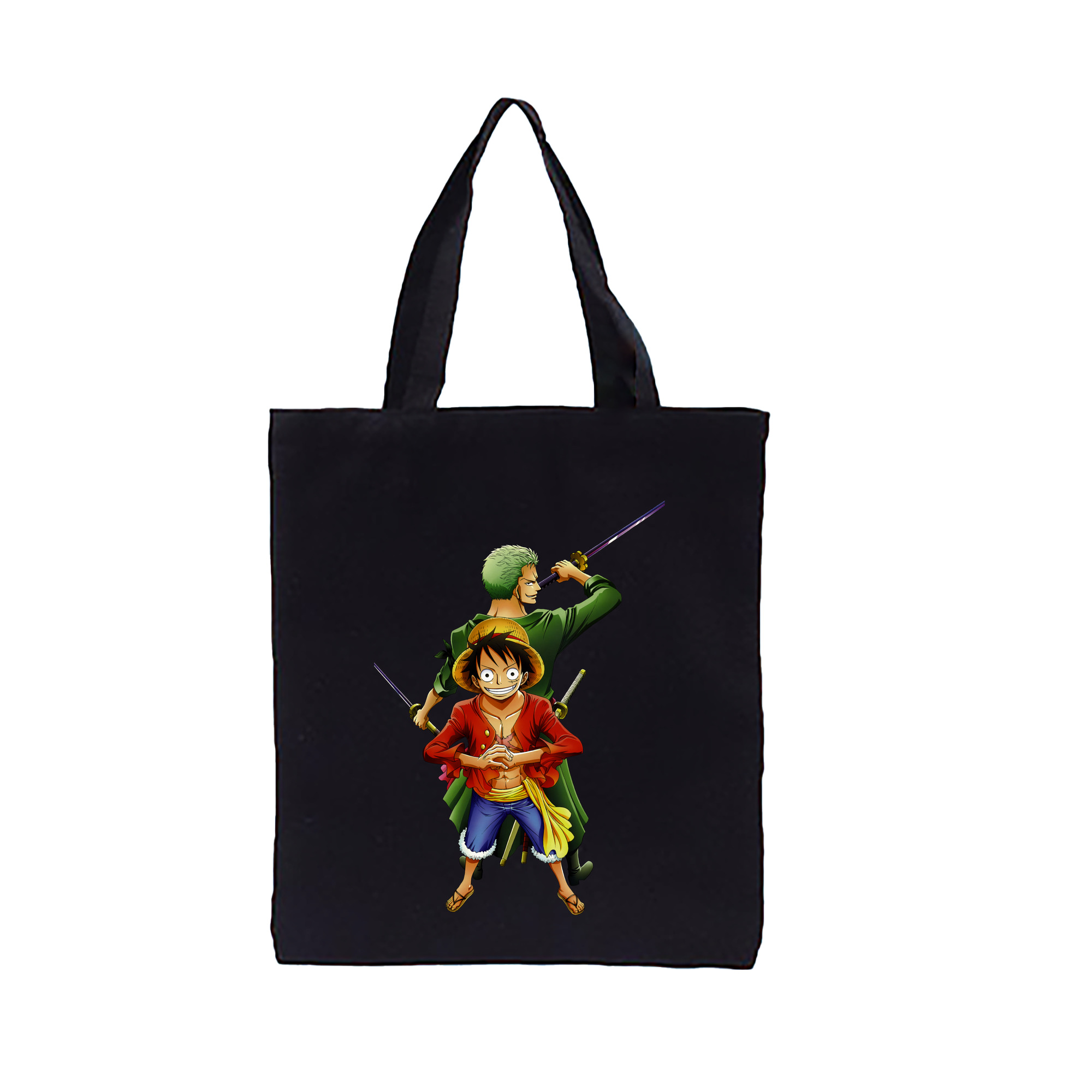 ワンピース モンキー・D・ルフィ ONE PIECE Monkey D. Luffy 縦型キャンバス生地手提げバッグ　トートバッグ