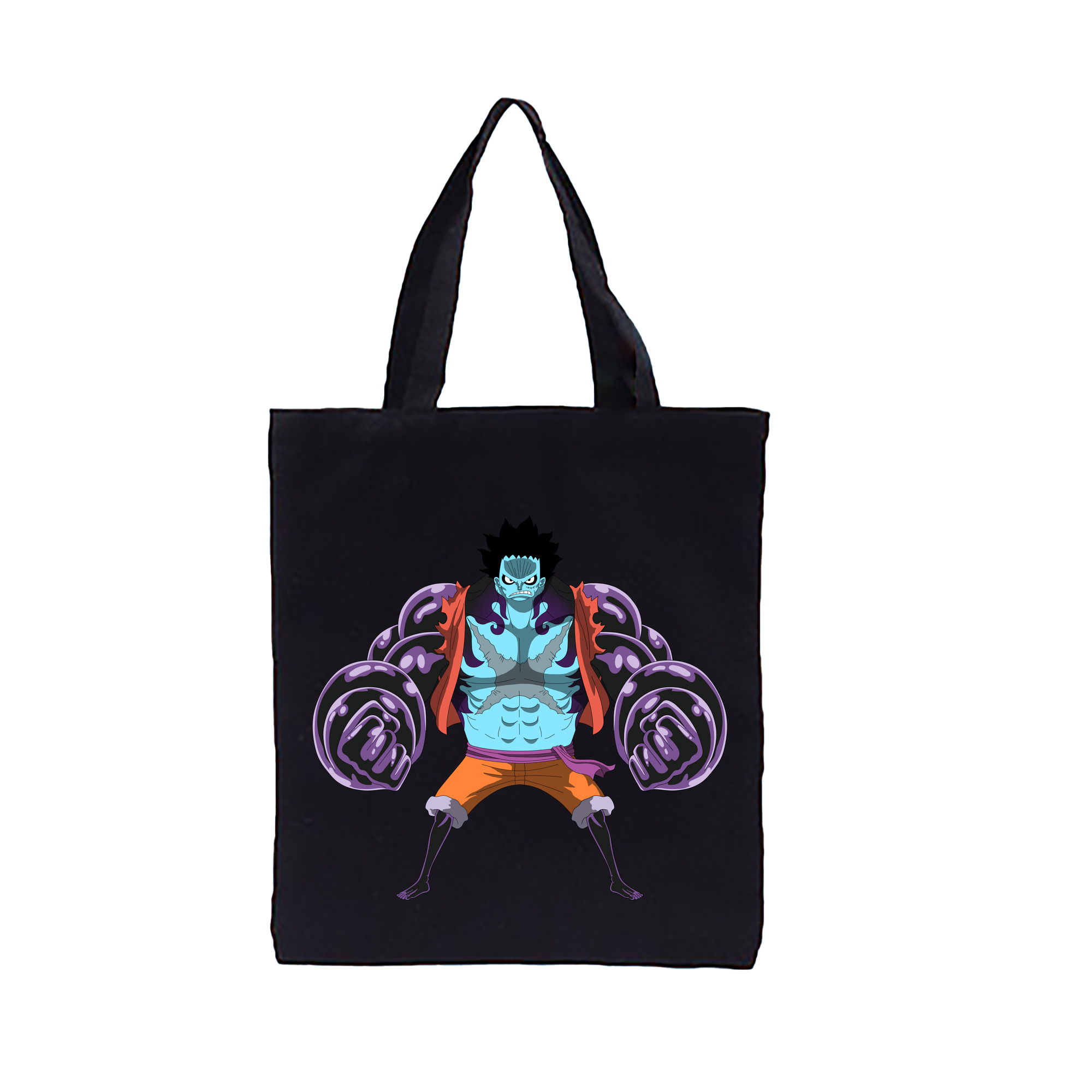 ワンピース モンキー・D・ルフィ ONE PIECE Monkey D. Luffy 縦型キャンバス生地手提げバッグ　トートバッグ