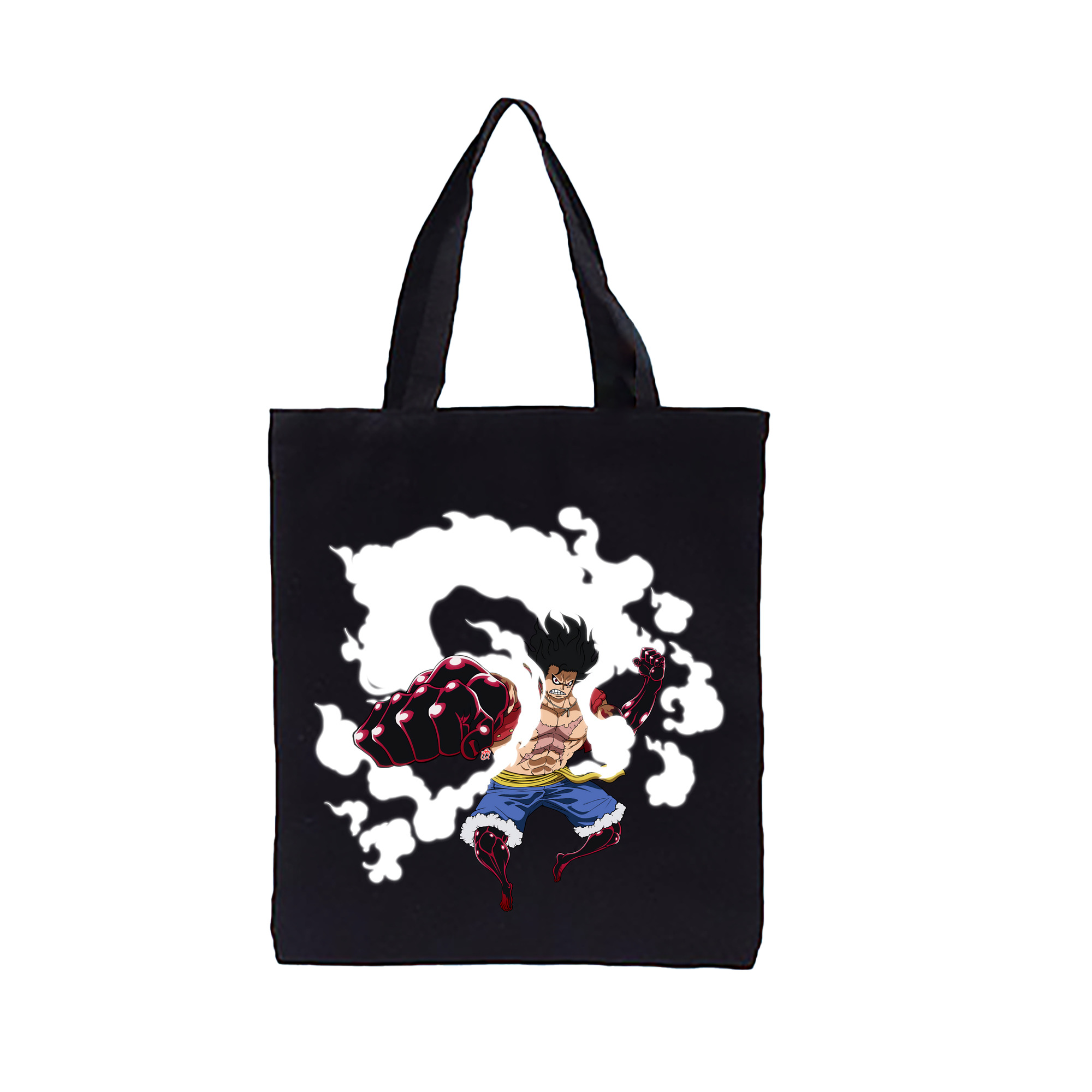 ワンピース モンキー・D・ルフィ ONE PIECE Monkey D. Luffy 縦型キャンバス生地手提げバッグ　トートバッグ