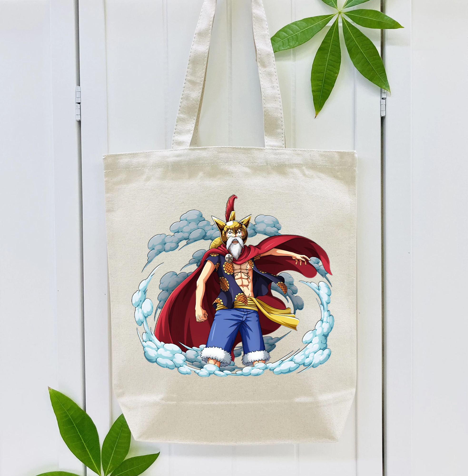 ワンピース モンキー・D・ルフィ ONE PIECE Monkey D. Luffy 縦型キャンバス生地手提げバッグ　トートバッグ