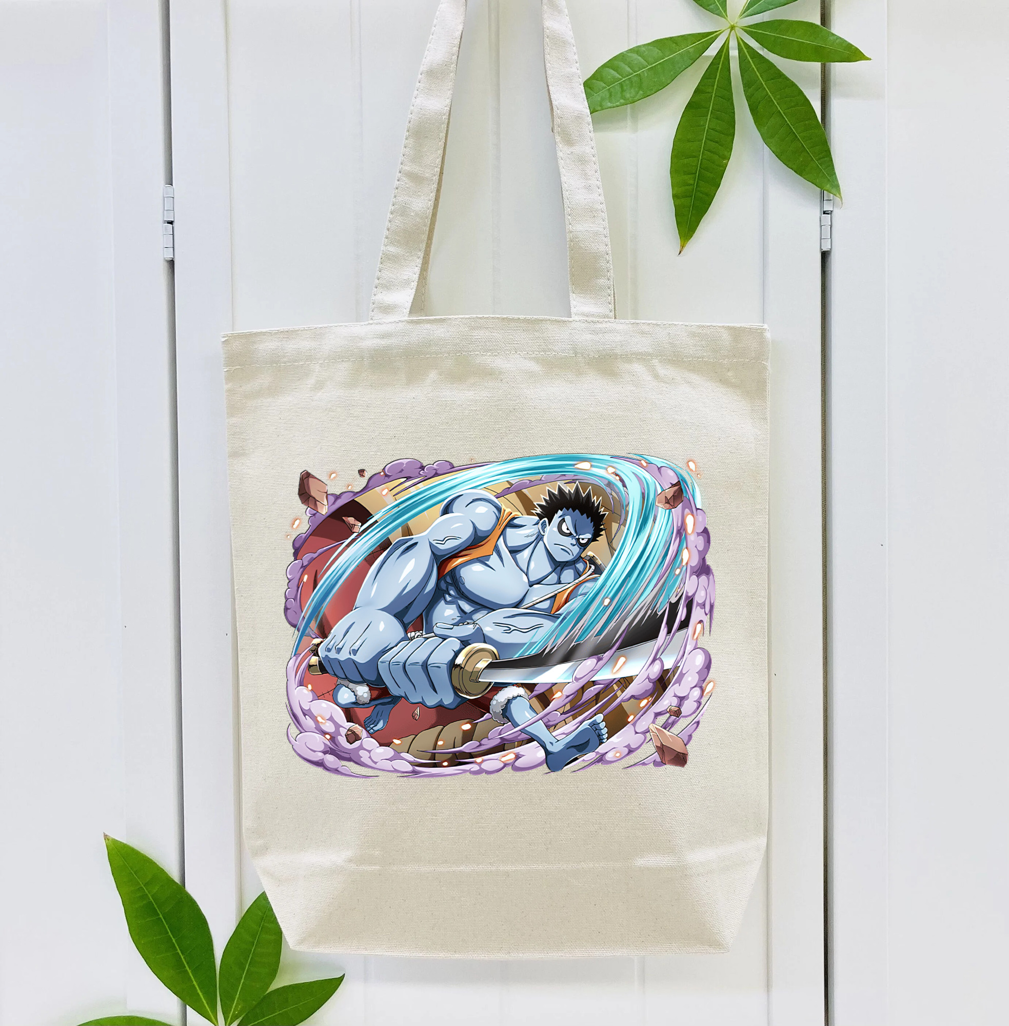 ワンピース モンキー・D・ルフィ ONE PIECE Monkey D. Luffy 縦型キャンバス生地手提げバッグ　トートバッグ