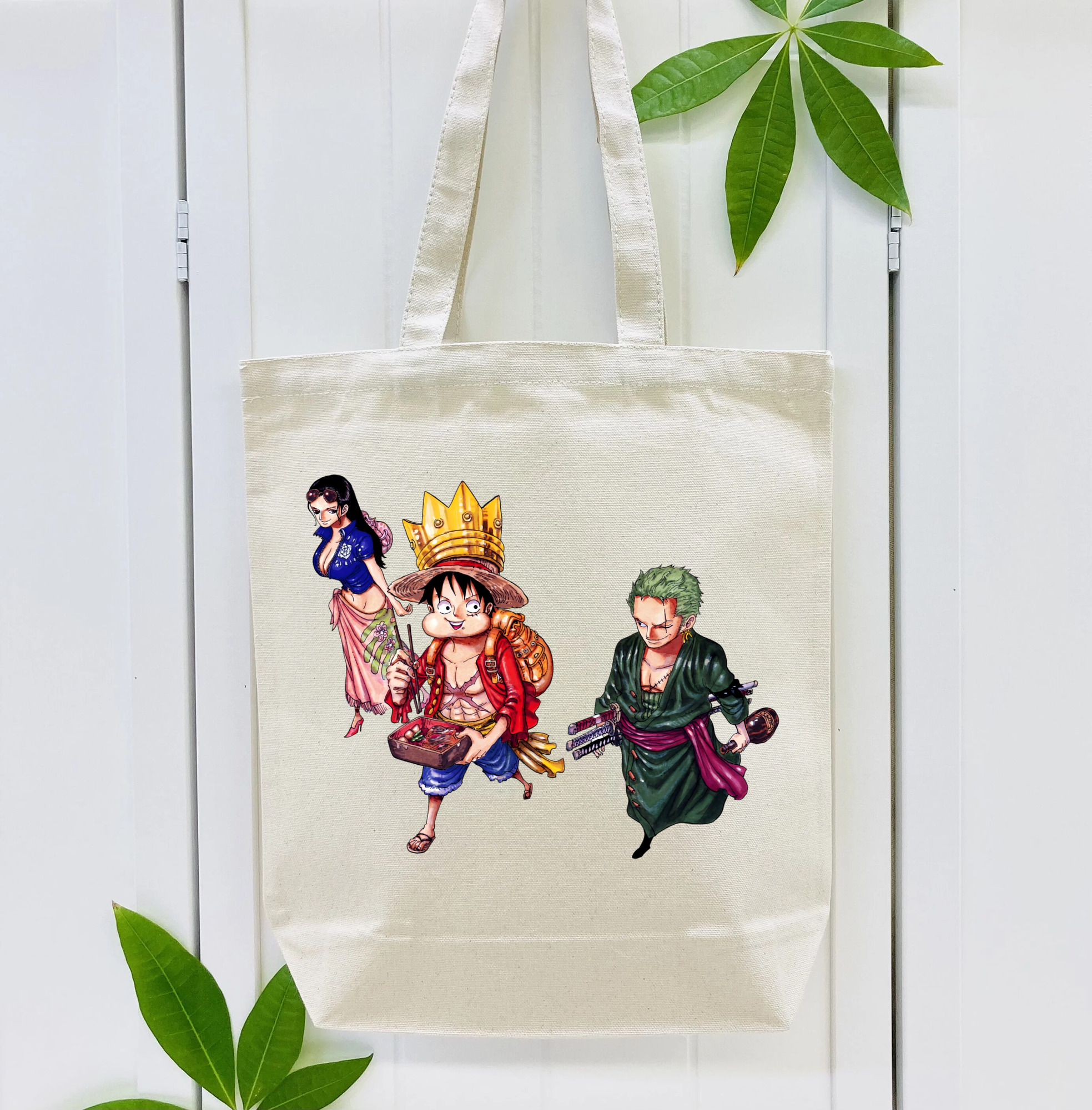 ワンピース モンキー・D・ルフィ ONE PIECE Monkey D. Luffy 縦型キャンバス生地手提げバッグ　トートバッグ