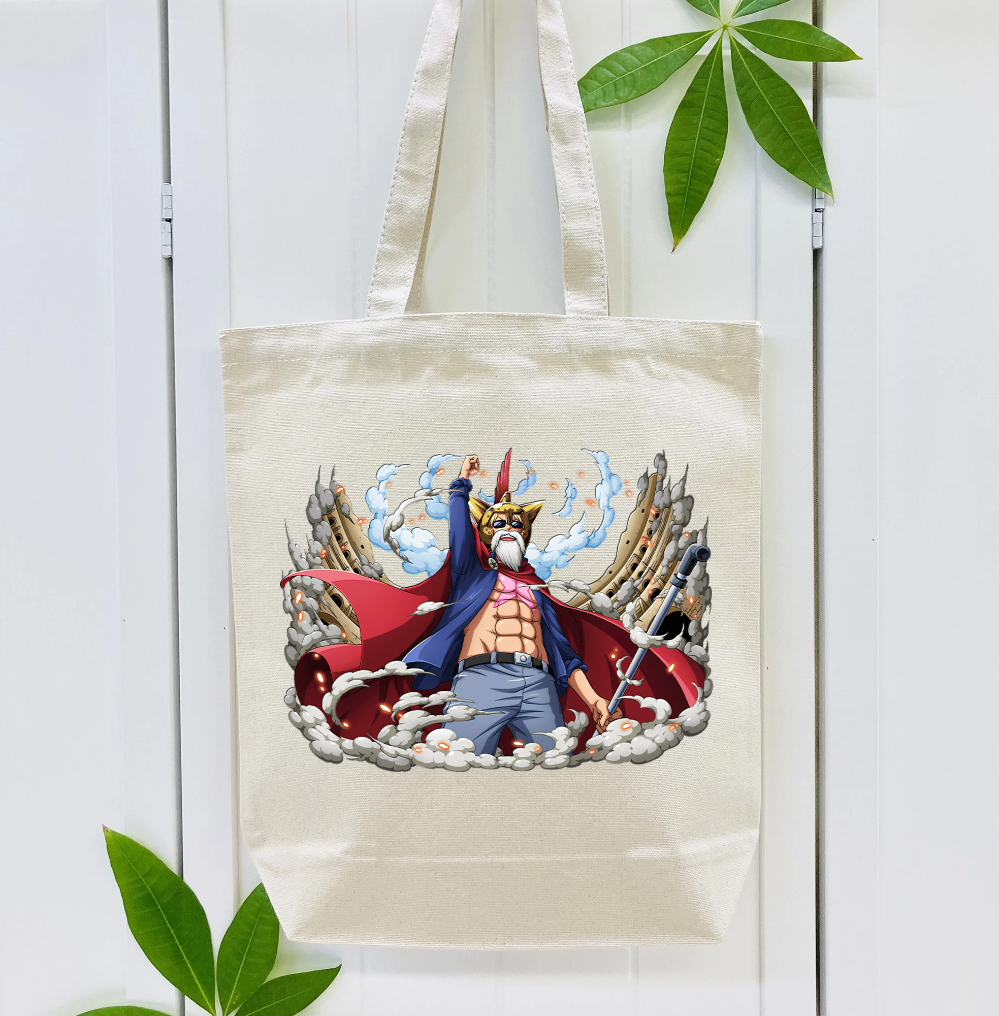ワンピース モンキー・D・ルフィ ONE PIECE Monkey D. Luffy 縦型キャンバス生地手提げバッグ　トートバッグ