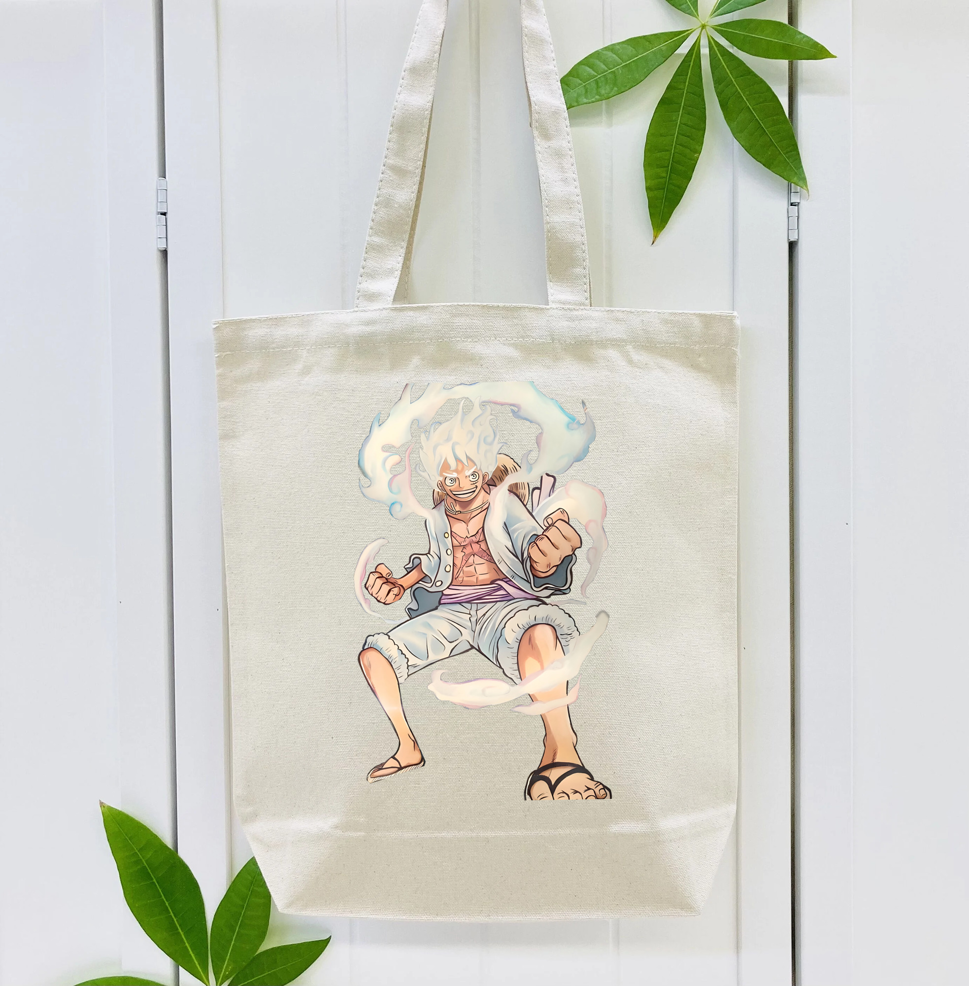 ワンピース モンキー・D・ルフィ ONE PIECE Monkey D. Luffy 縦型キャンバス生地手提げバッグ　トートバッグ