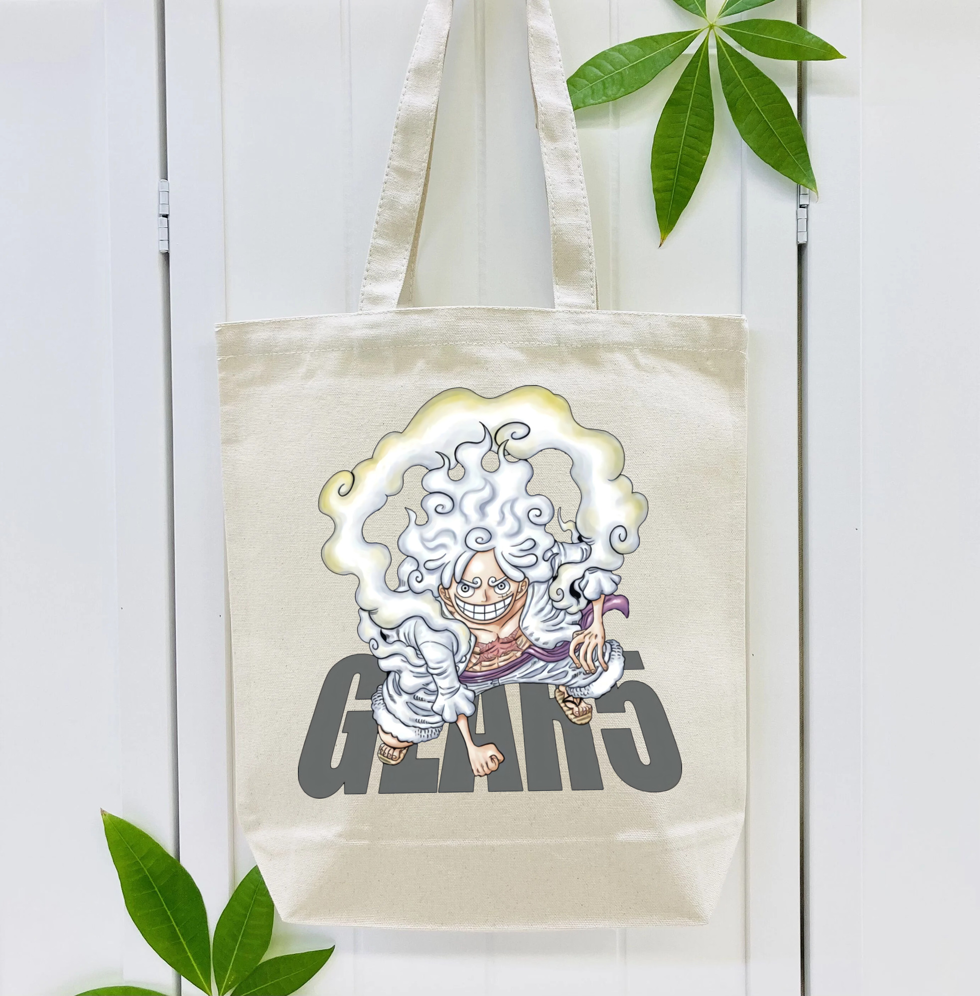 ワンピース モンキー・D・ルフィ ONE PIECE Monkey D. Luffy 縦型キャンバス生地手提げバッグ　トートバッグ