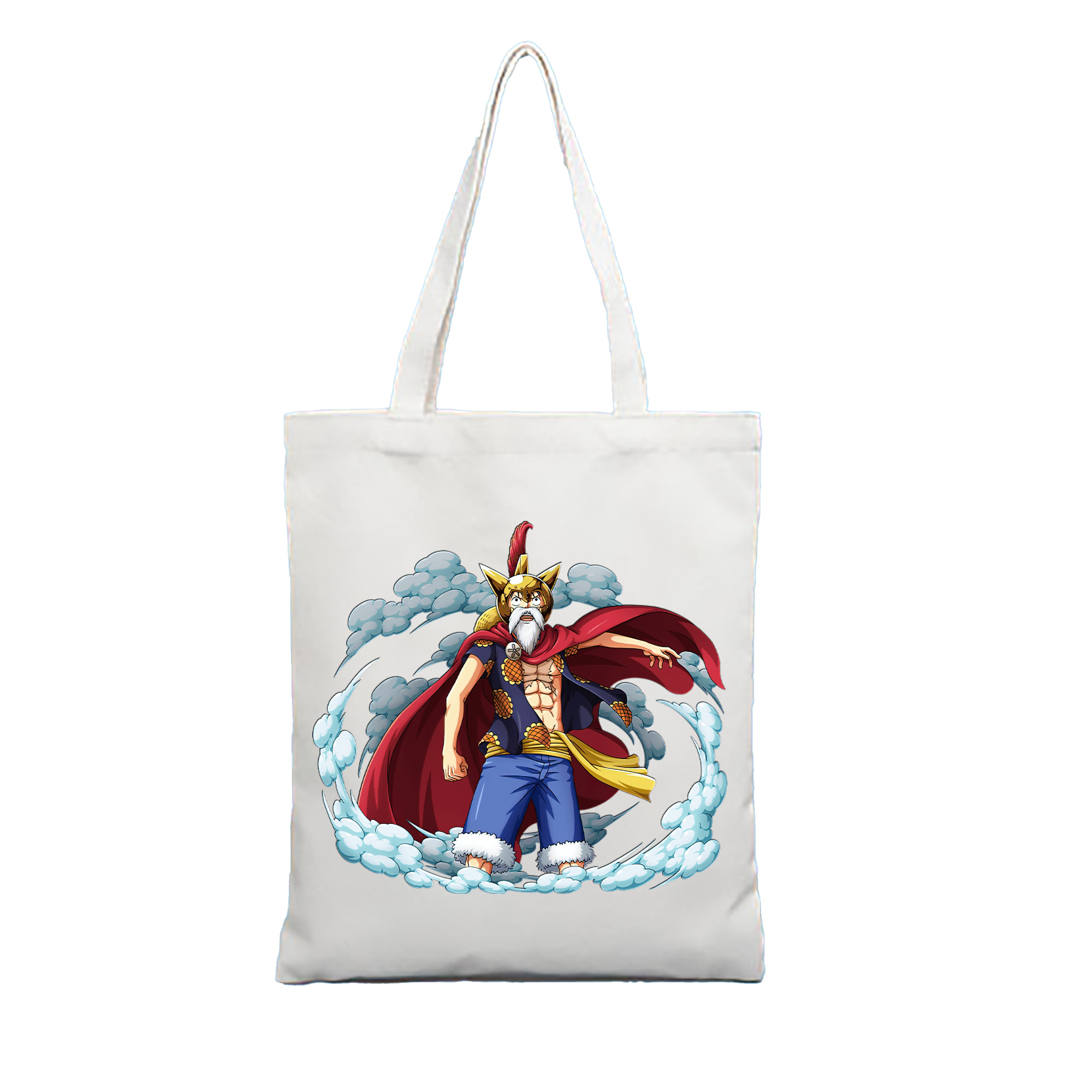 ワンピース モンキー・D・ルフィ ONE PIECE Monkey D. Luffy 縦型キャンバス生地手提げバッグ　トートバッグ