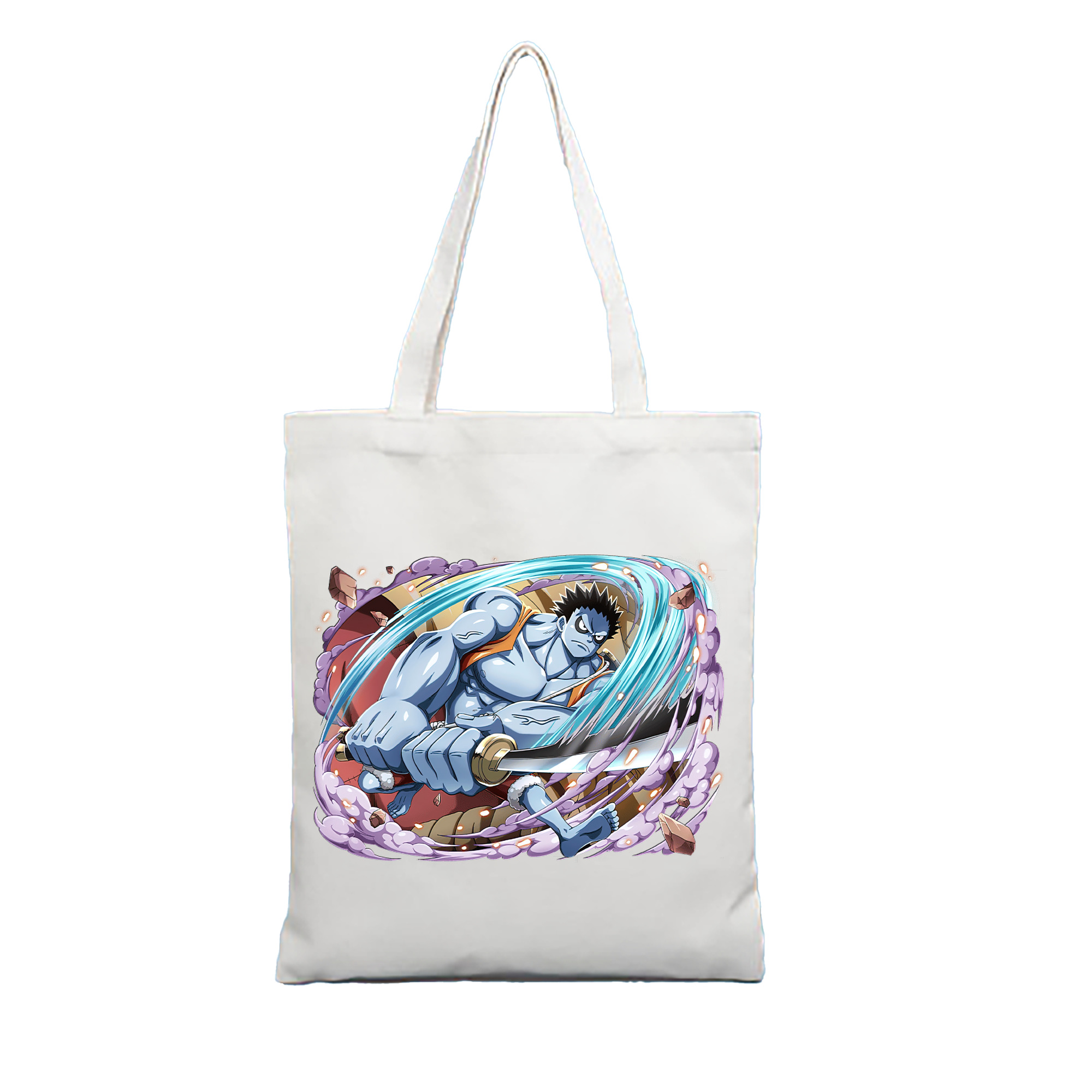 ワンピース モンキー・D・ルフィ ONE PIECE Monkey D. Luffy 縦型キャンバス生地手提げバッグ　トートバッグ