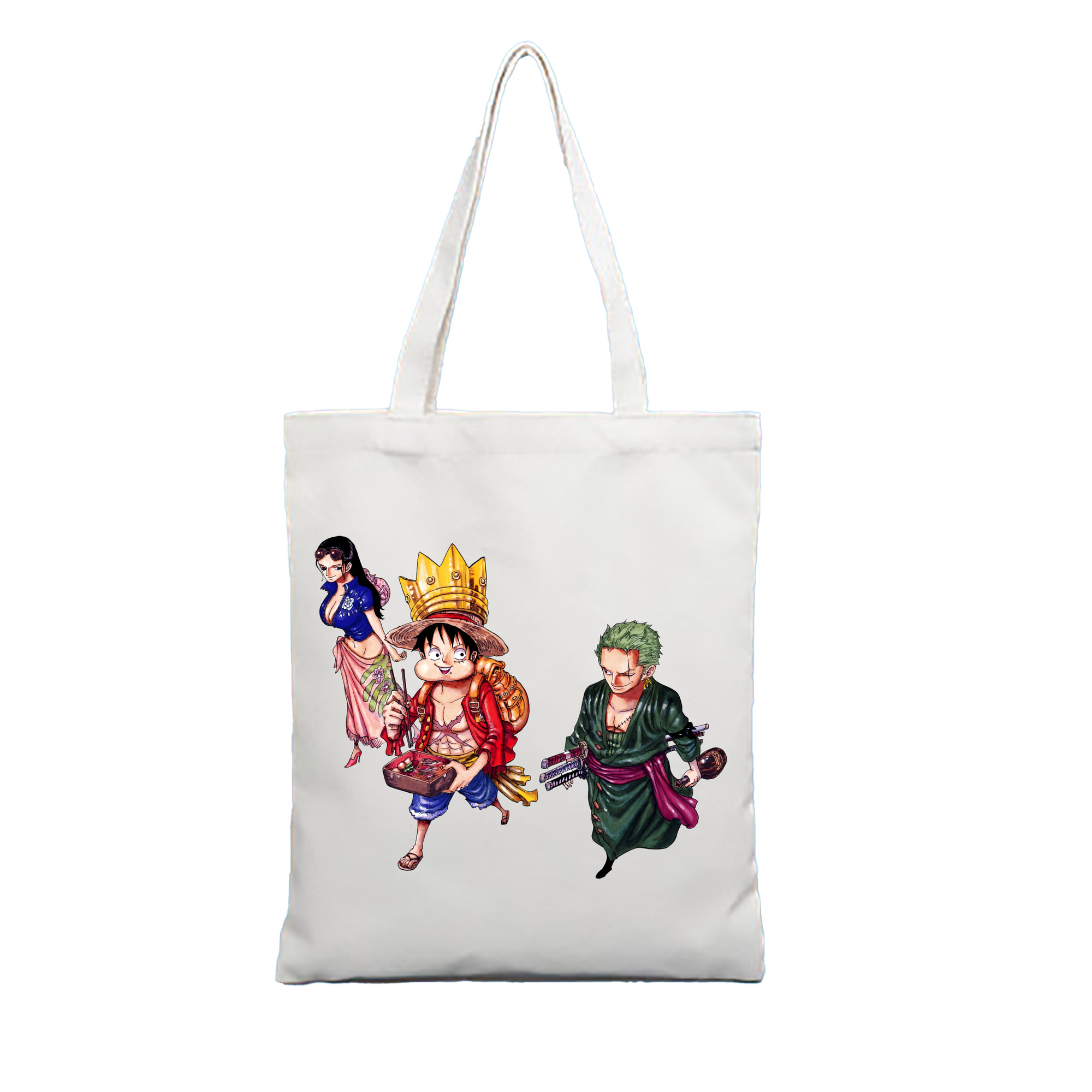 ワンピース モンキー・D・ルフィ ONE PIECE Monkey D. Luffy 縦型キャンバス生地手提げバッグ　トートバッグ