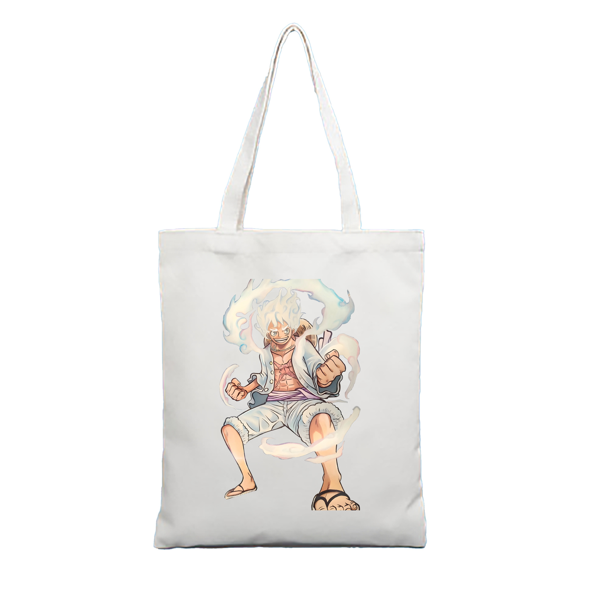 ワンピース モンキー・D・ルフィ ONE PIECE Monkey D. Luffy 縦型キャンバス生地手提げバッグ　トートバッグ
