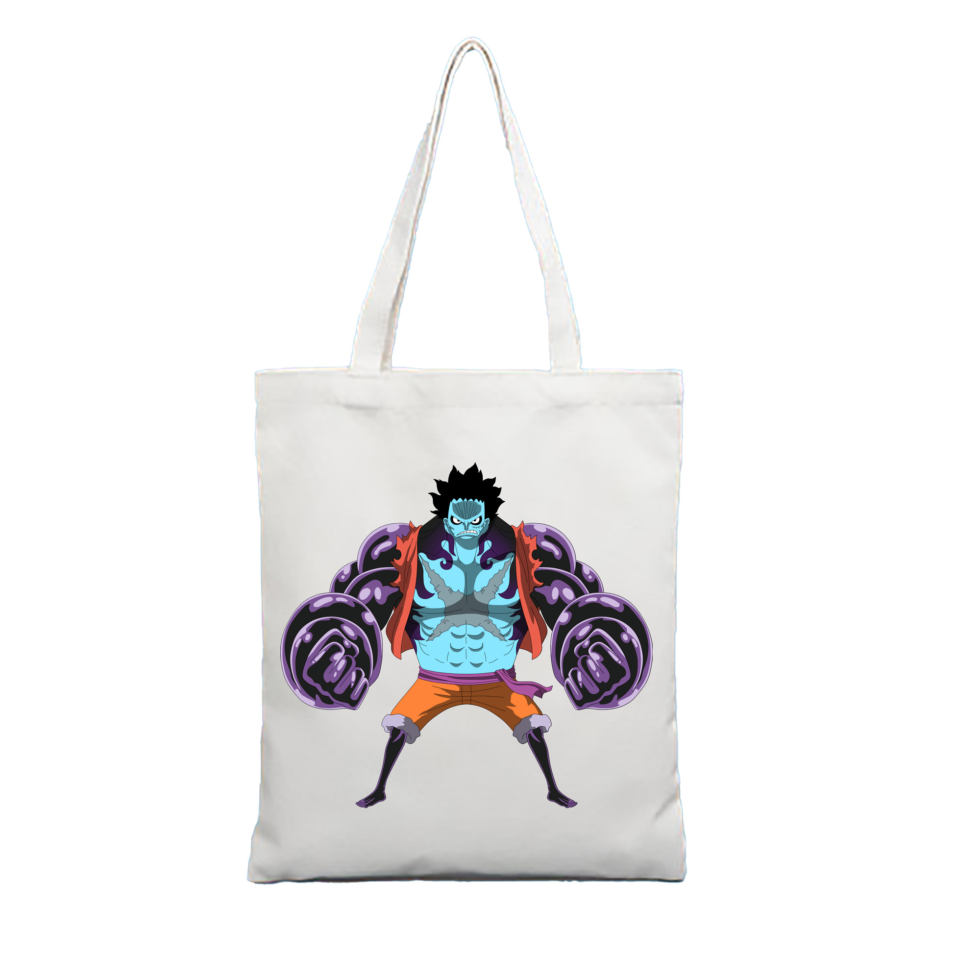 ワンピース モンキー・D・ルフィ ONE PIECE Monkey D. Luffy 縦型キャンバス生地手提げバッグ　トートバッグ