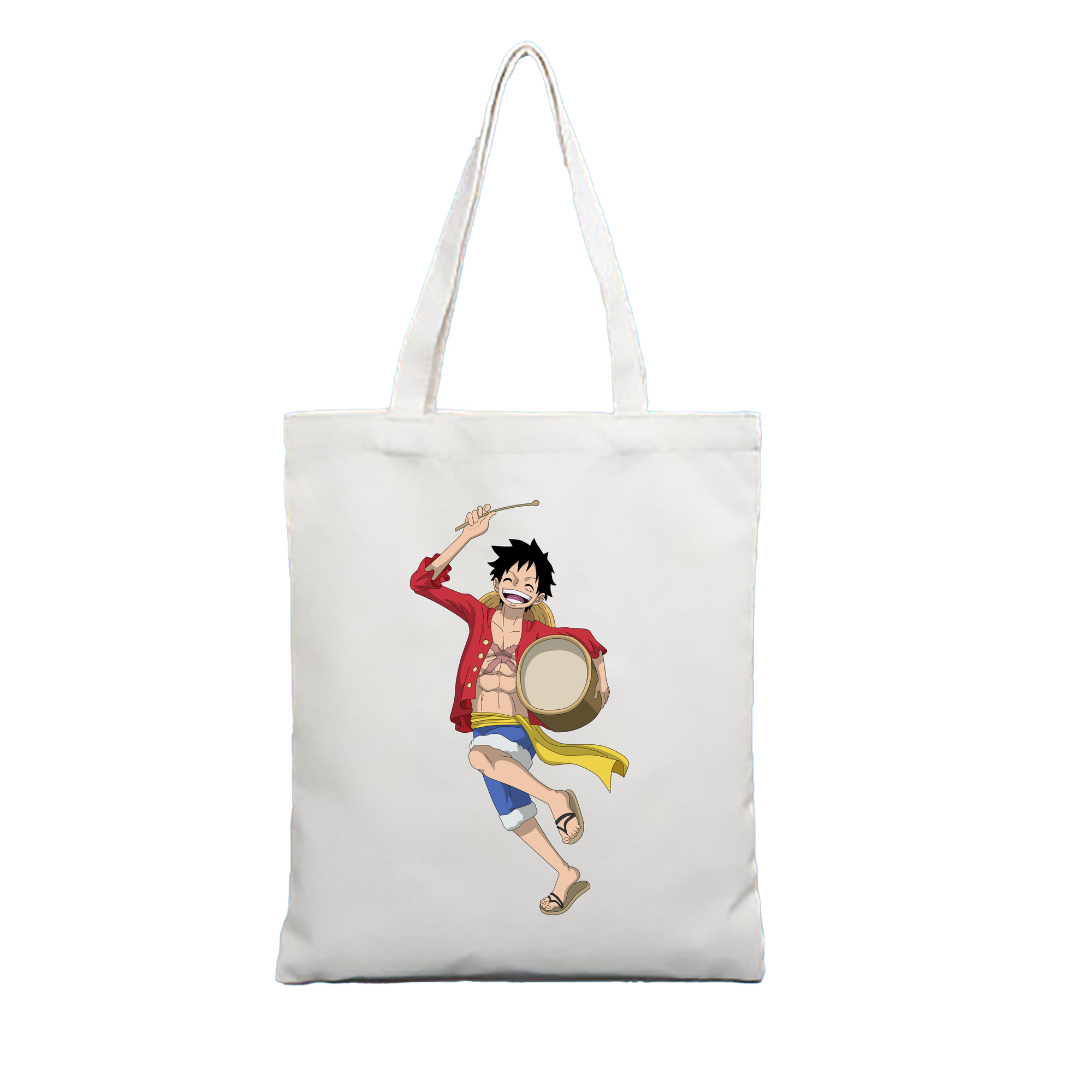 ワンピース モンキー・D・ルフィ ONE PIECE Monkey D. Luffy 縦型キャンバス生地手提げバッグ　トートバッグ