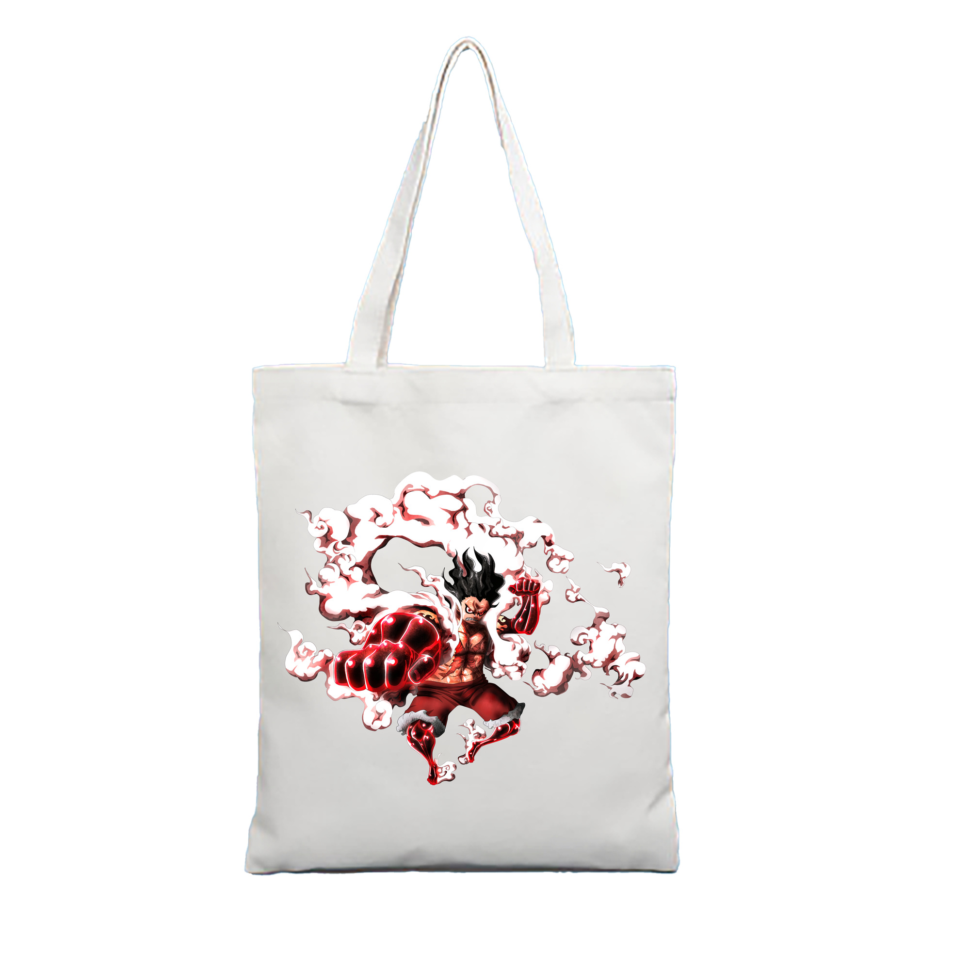 ワンピース モンキー・D・ルフィ ONE PIECE Monkey D. Luffy 縦型キャンバス生地手提げバッグ　トートバッグ