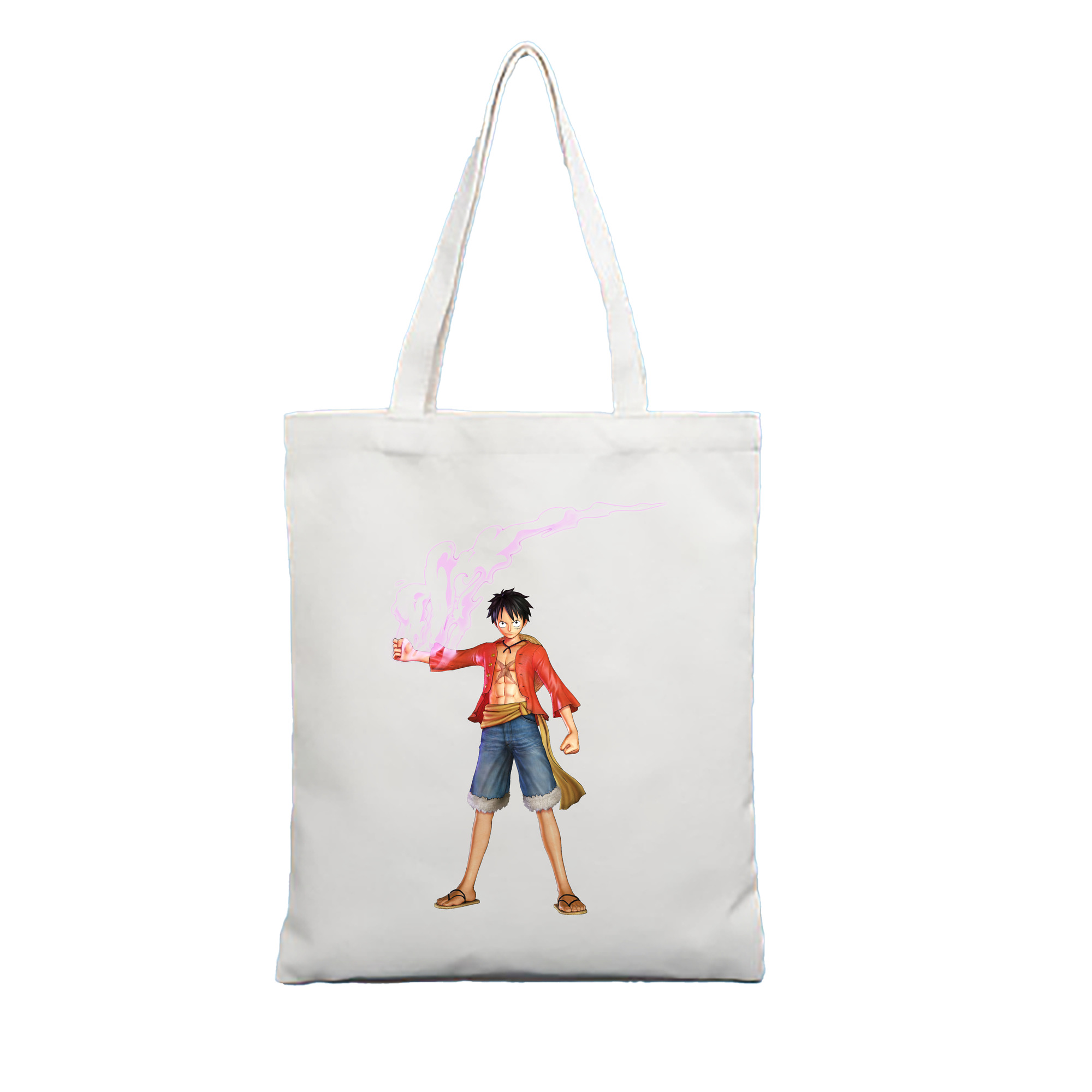 ワンピース モンキー・D・ルフィ ONE PIECE Monkey D. Luffy 縦型キャンバス生地手提げバッグ　トートバッグ