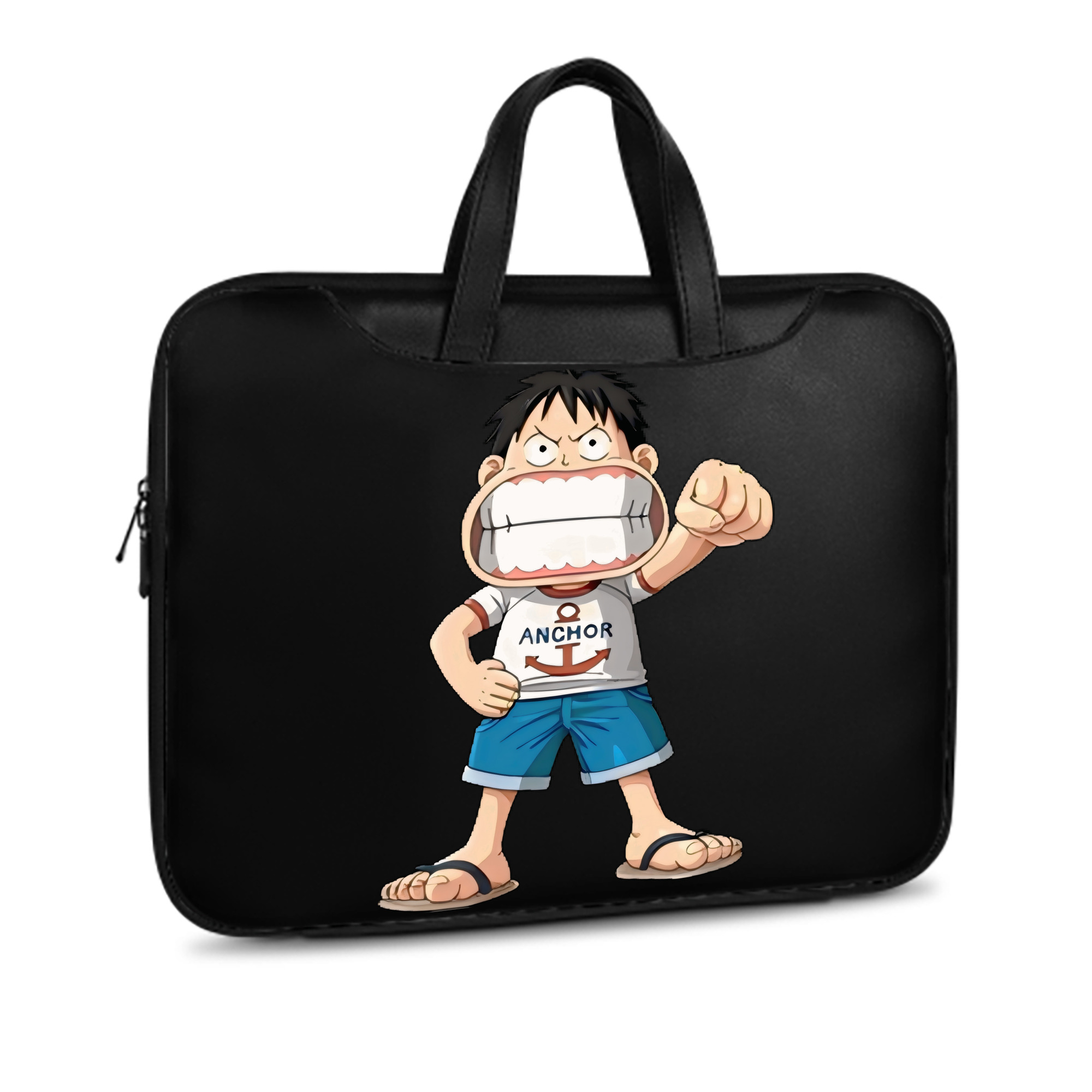 ワンピース モンキー・D・ルフィ ONE PIECE Monkey D. Luffy レザーラップトップバッグ　ノートパソコンケース
