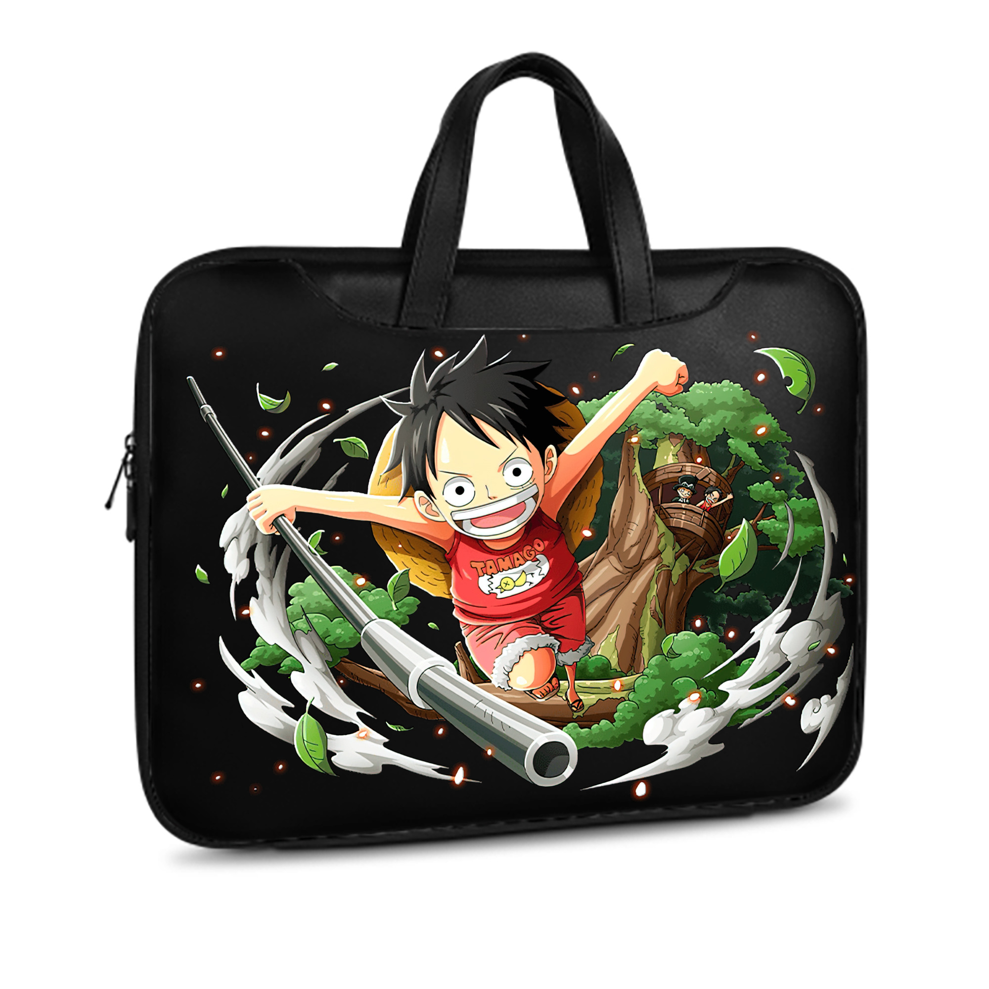 ワンピース モンキー・D・ルフィ ONE PIECE Monkey D. Luffy レザーラップトップバッグ　ノートパソコンケース