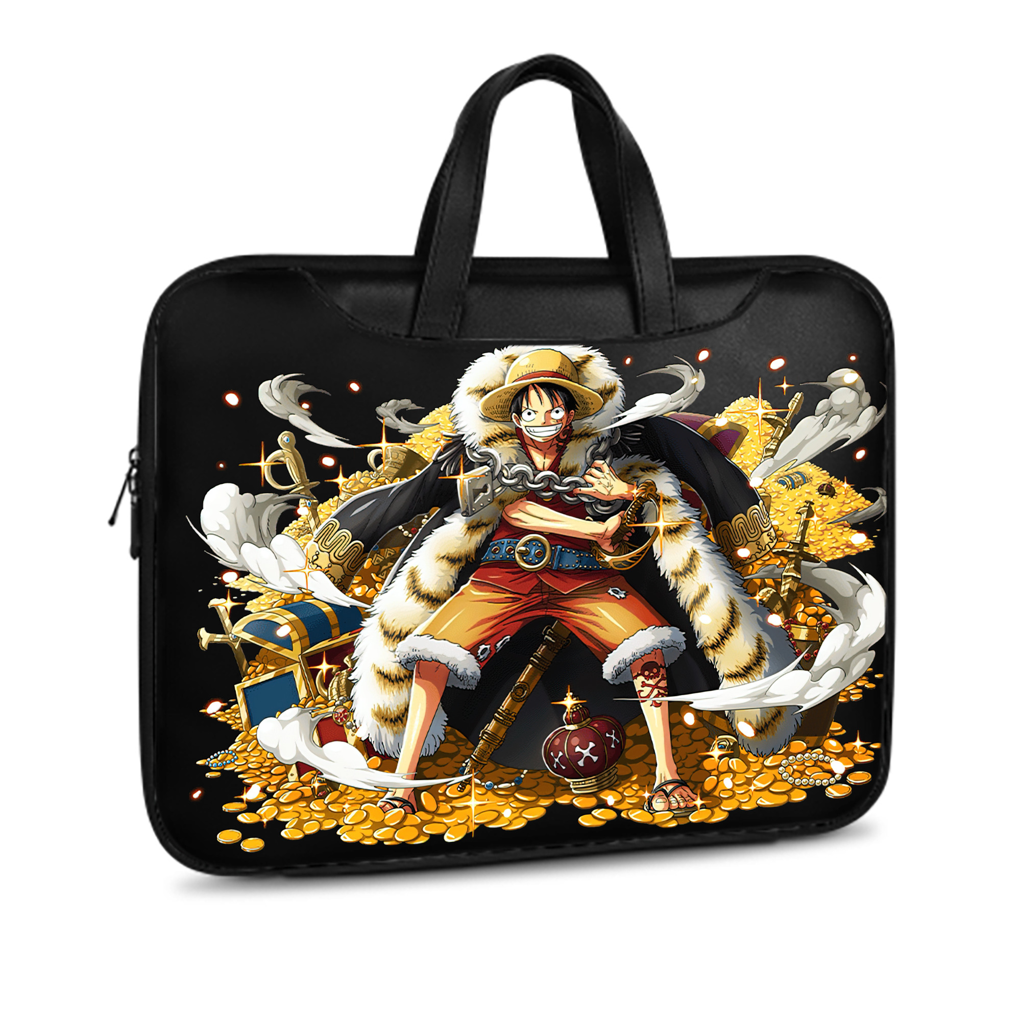 ワンピース モンキー・D・ルフィ ONE PIECE Monkey D. Luffy レザーラップトップバッグ　ノートパソコンケース