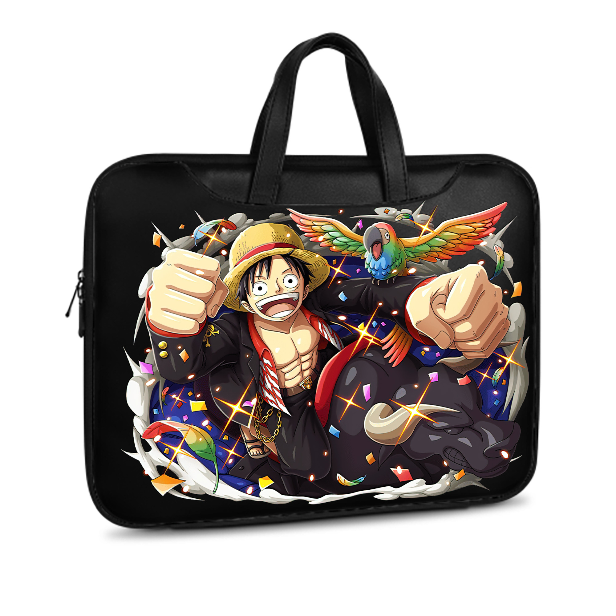 ワンピース モンキー・D・ルフィ ONE PIECE Monkey D. Luffy レザーラップトップバッグ　ノートパソコンケース